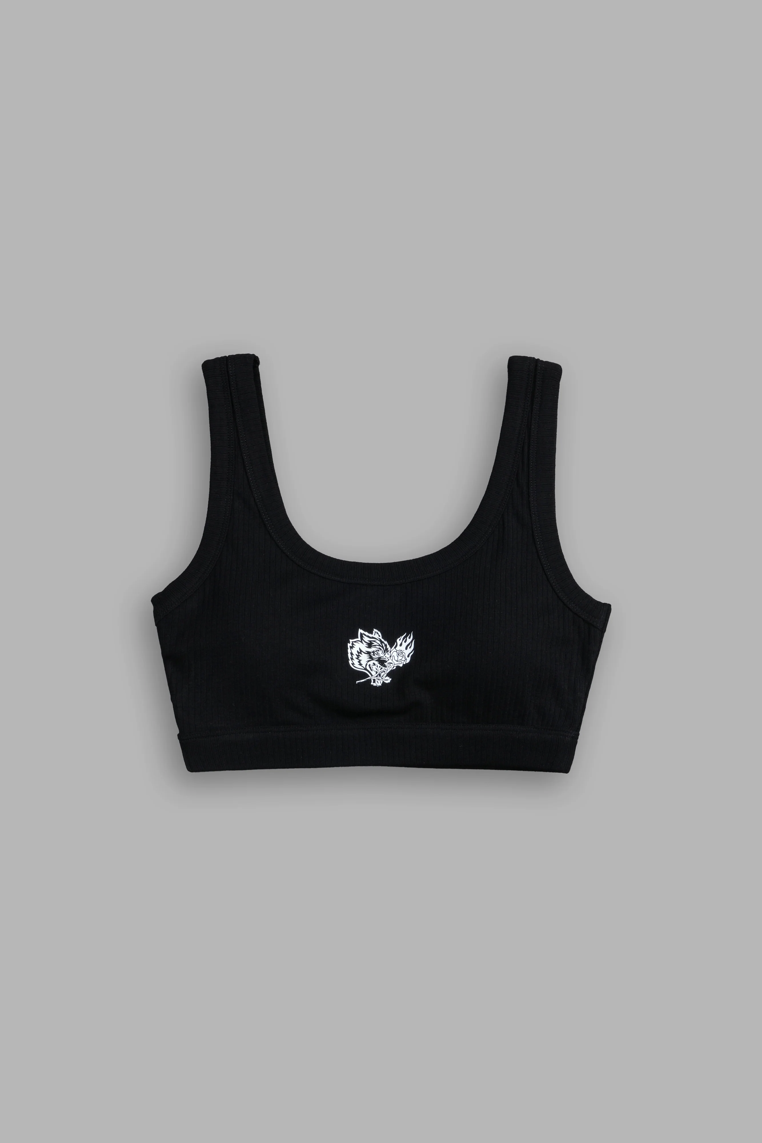 Roses While We're Here Wellness Bra in Black - Image 8