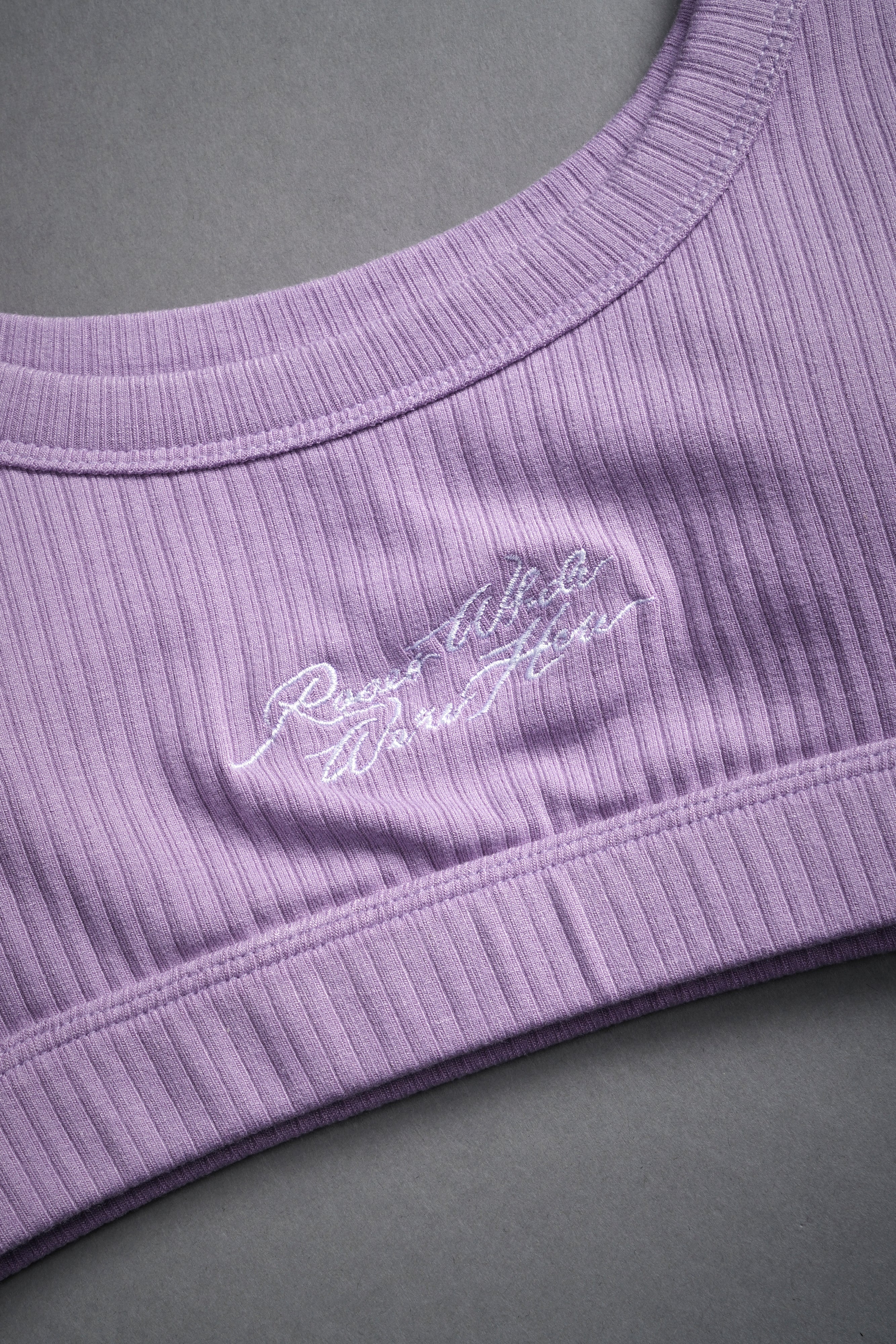 Roses While We're Here Wellness Bra in Ghost Orchid - Image 7