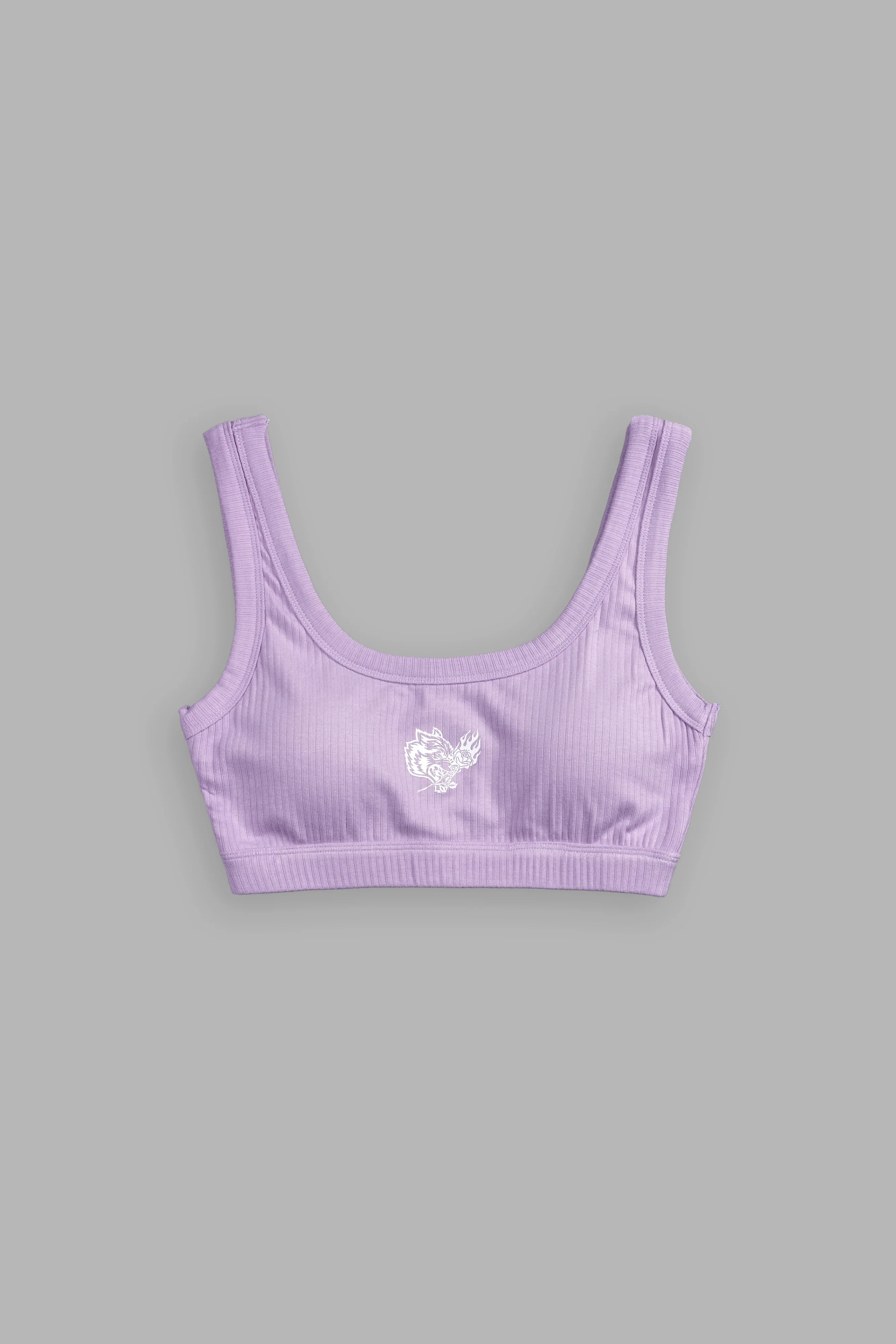 Roses While We're Here Wellness Bra in Ghost Orchid - Image 8