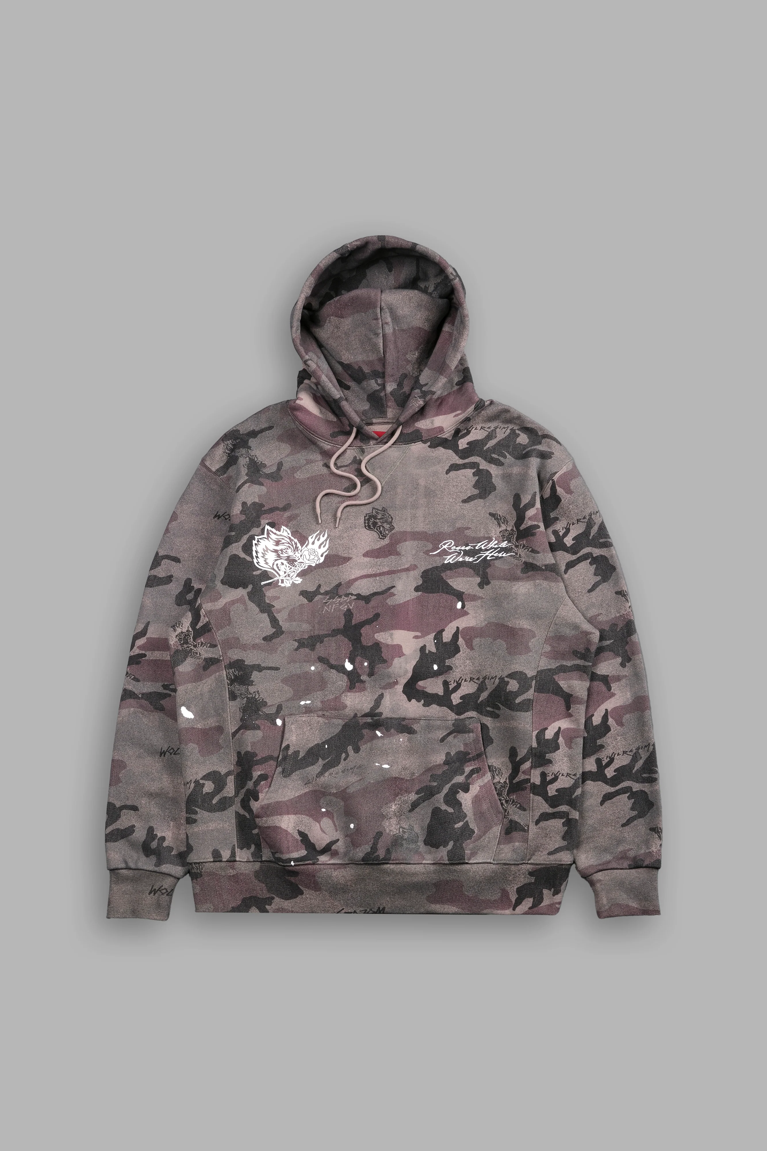 Roses While We're Here "Wyoming" Unisex Hoodie in Blooming Woodland Camo - Image 4