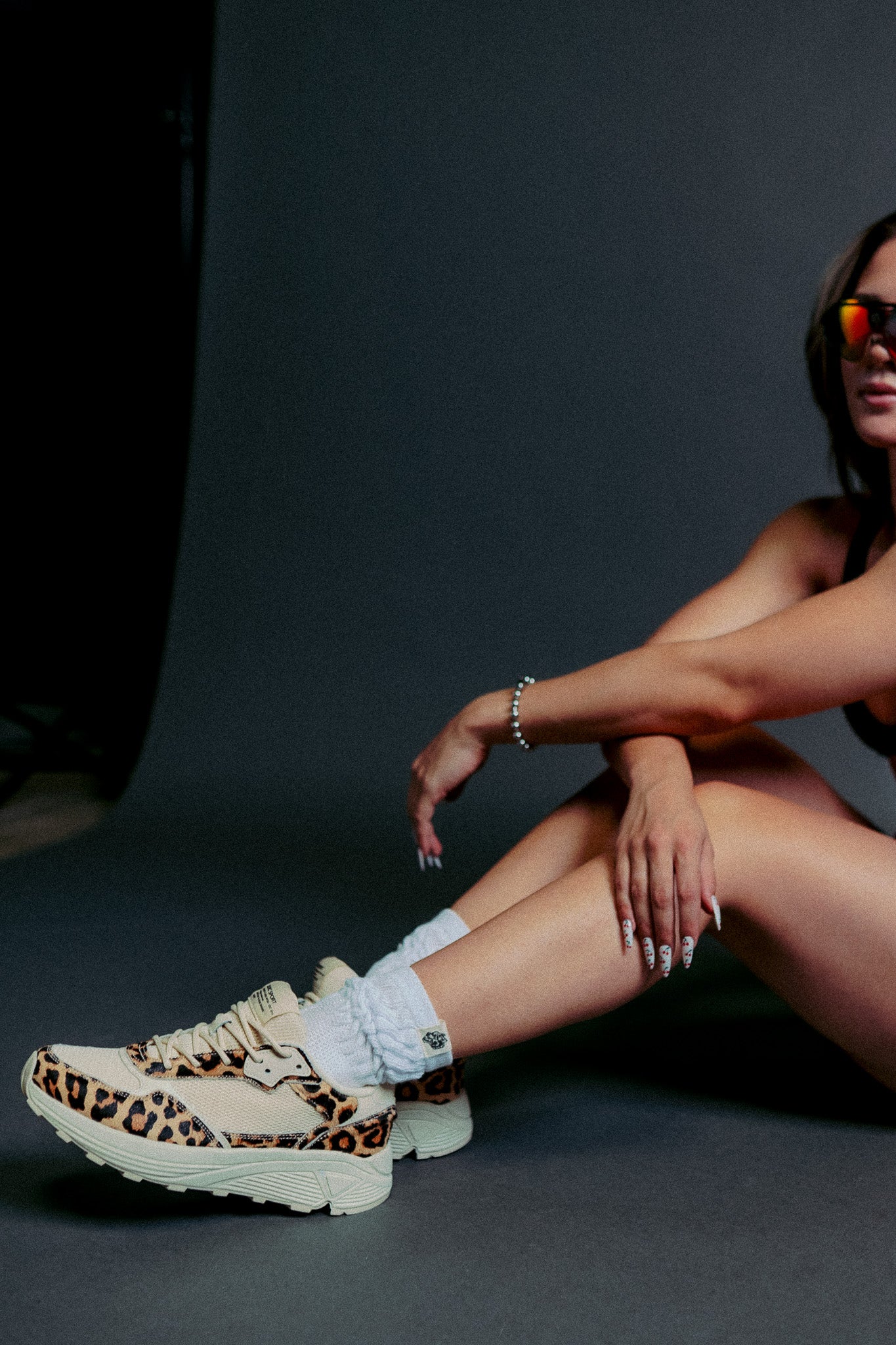 Run-1 Shoes in Clay Leopard/Cream - Image 9