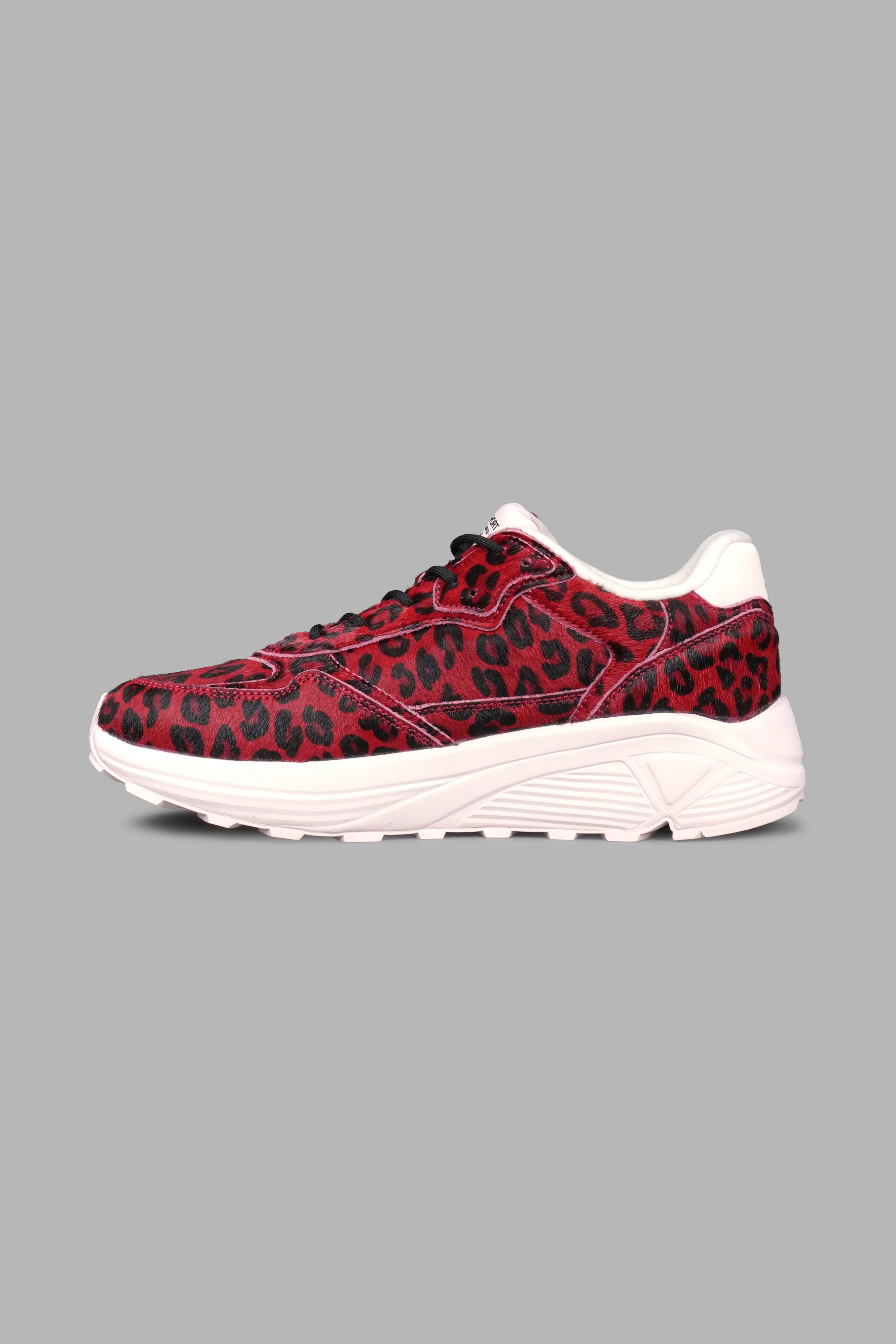 Run-1 Shoes in Red Leopard/Cloud Pink