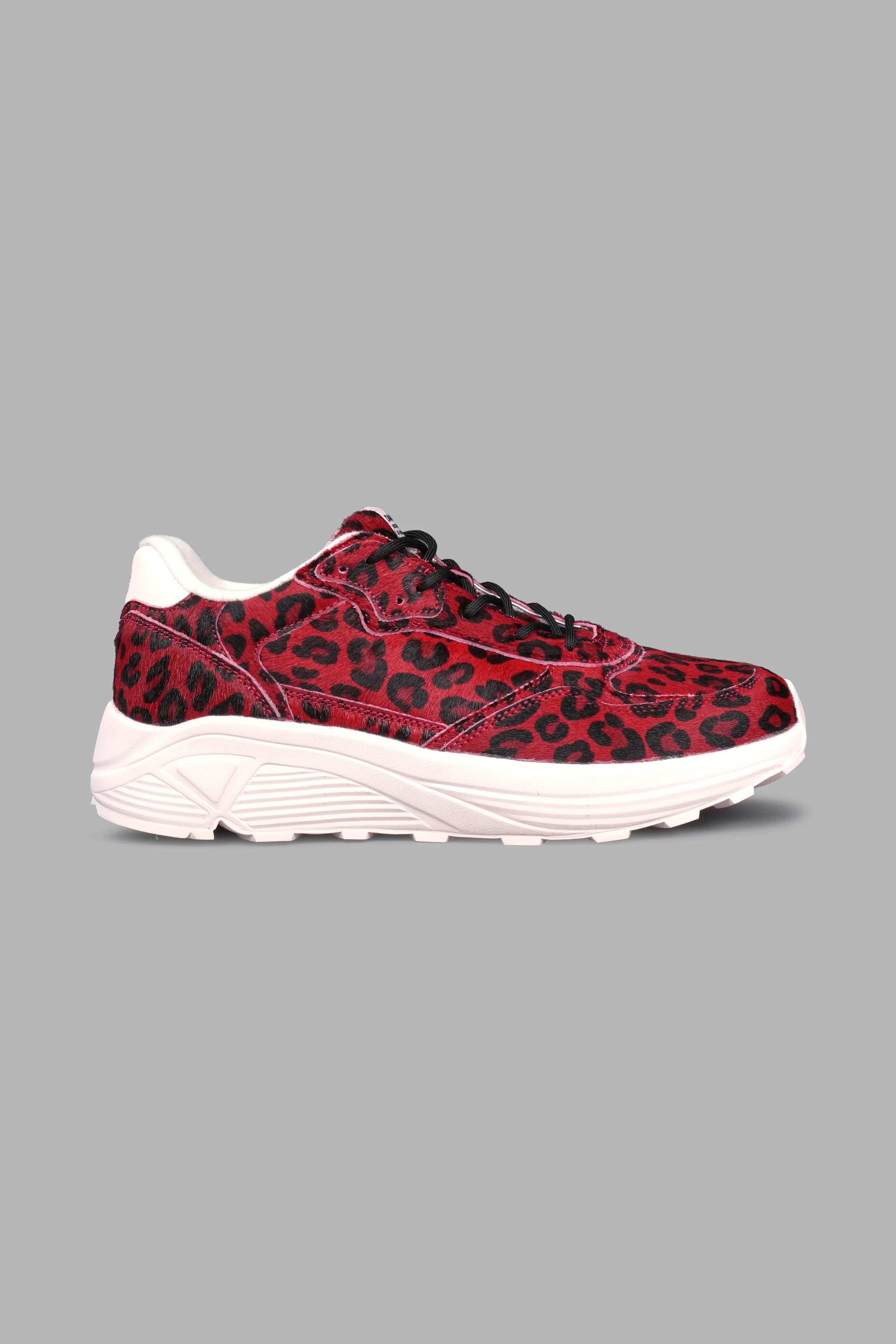 Run-1 Shoes in Red Leopard/Cloud Pink - Image 2