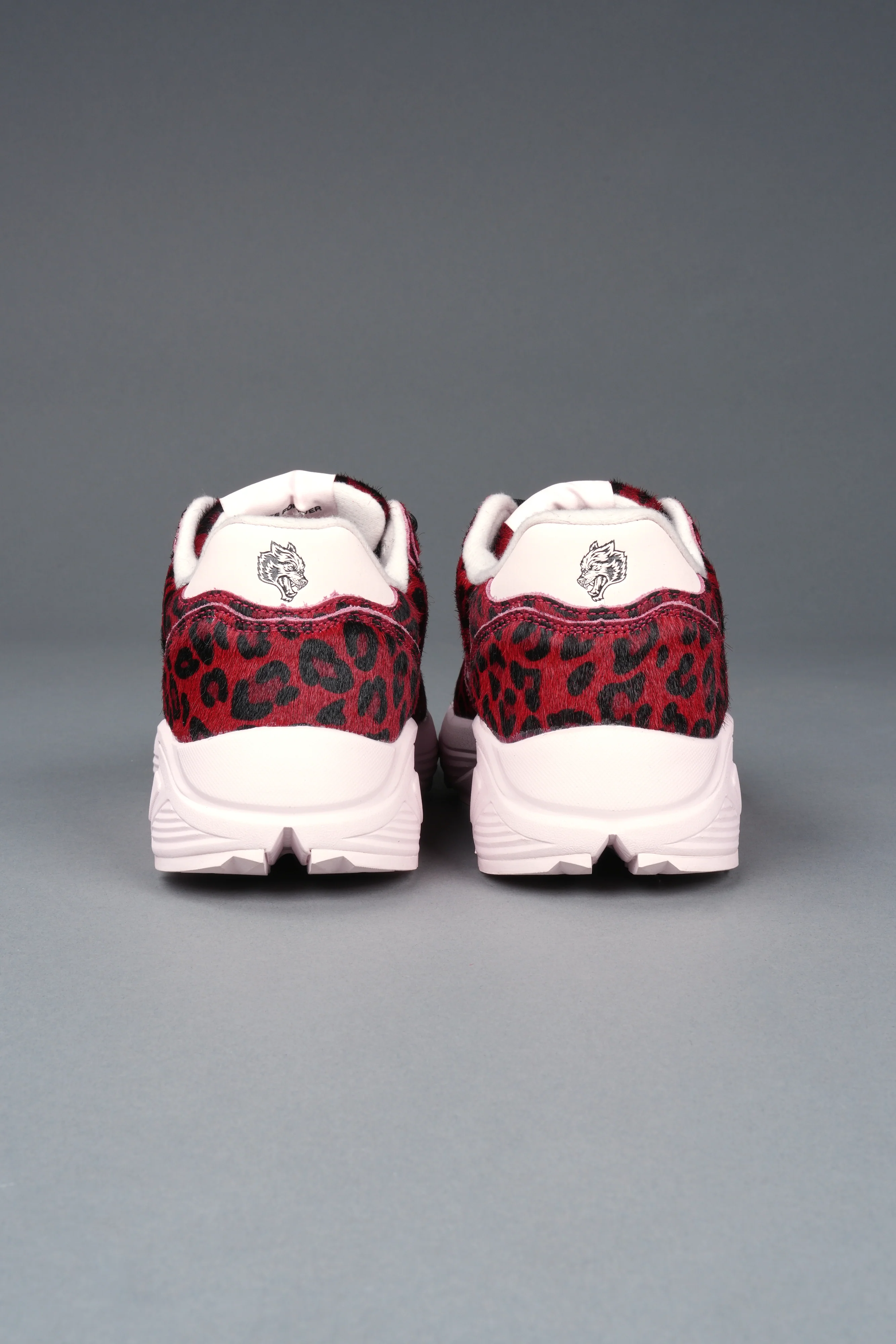 Run-1 Shoes in Red Leopard/Cloud Pink - Image 6
