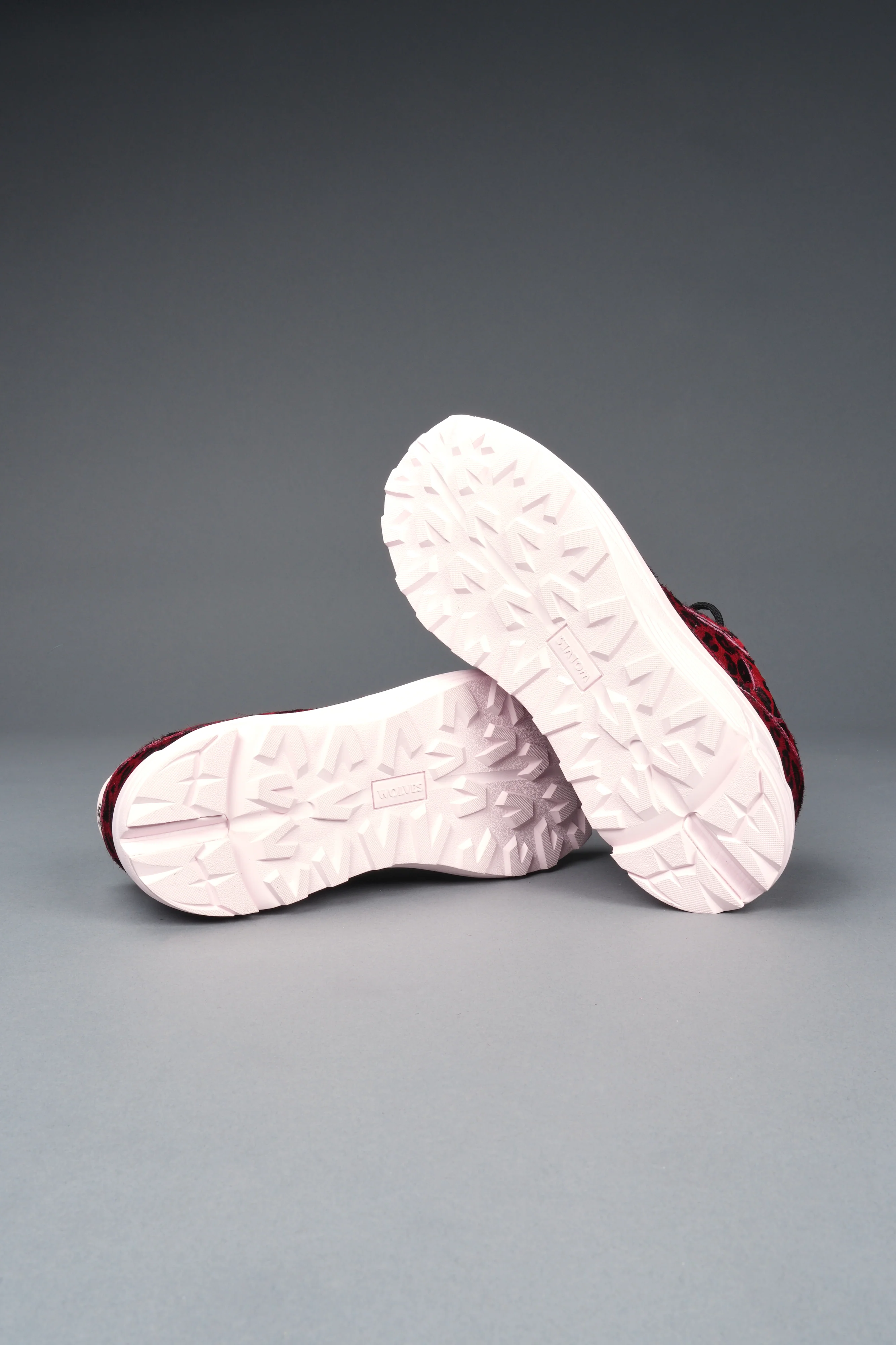 Run-1 Shoes in Red Leopard/Cloud Pink - Image 7