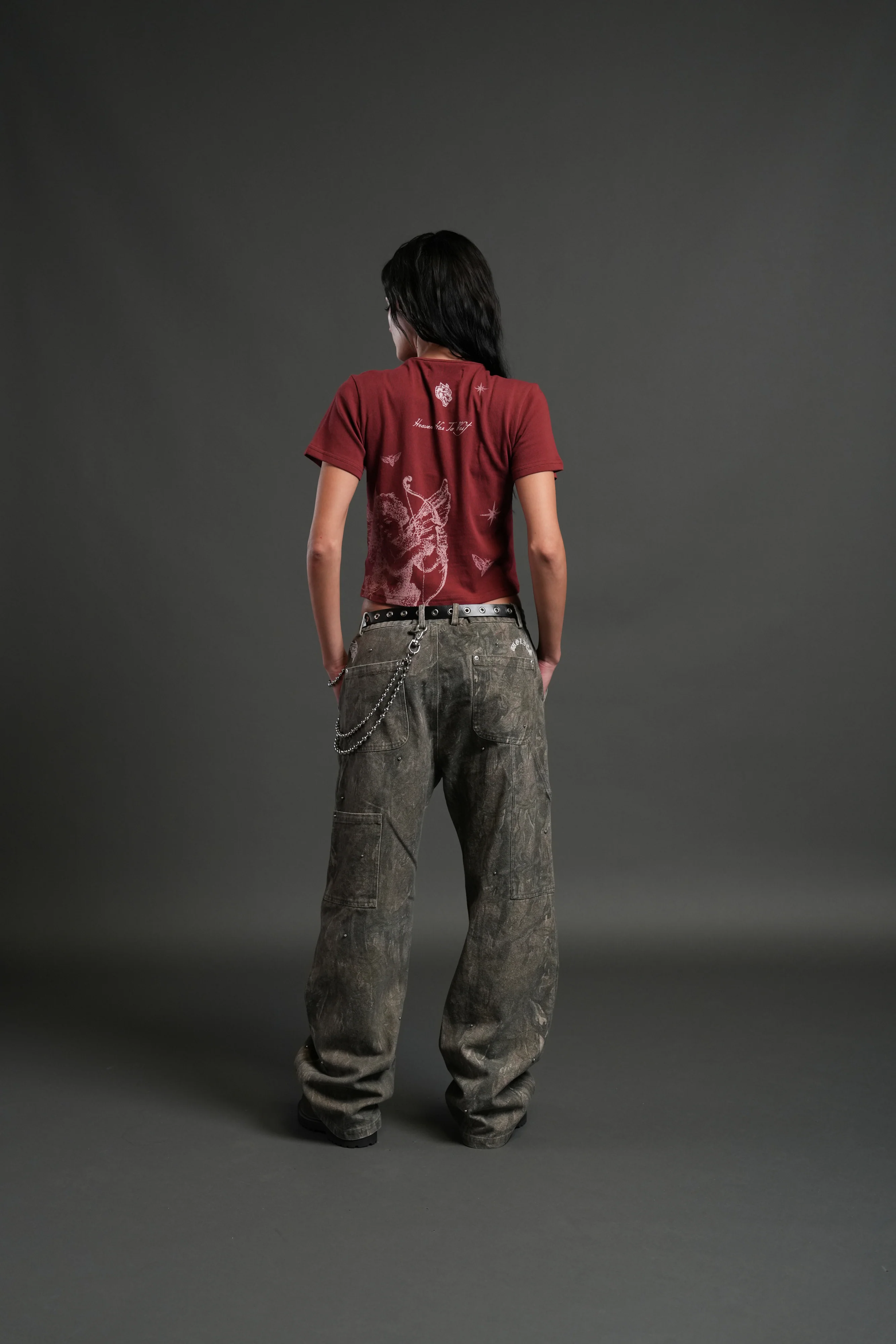 Sacred Flash "Timeless" Tee in Cherry Red - Image 4