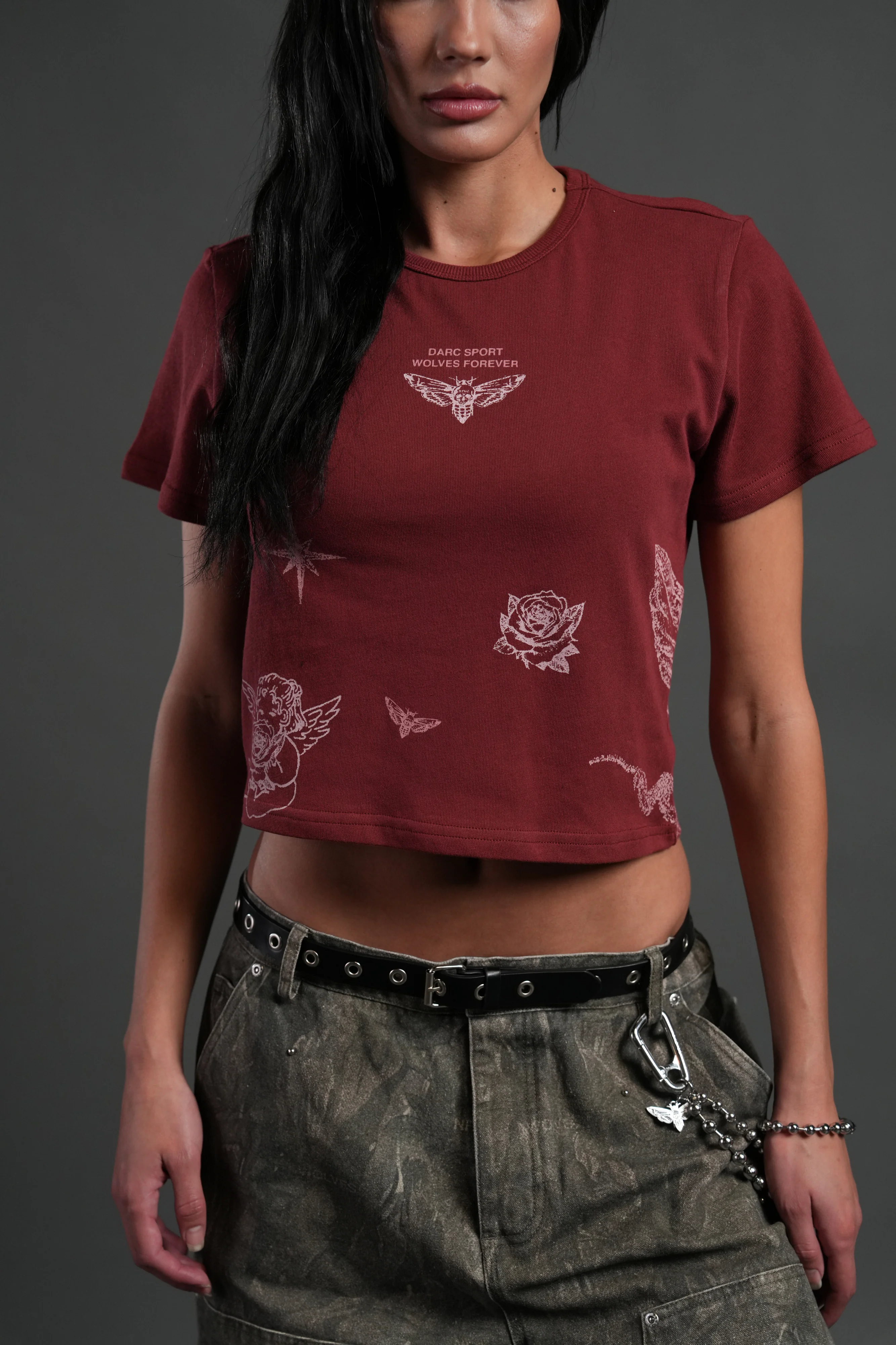Sacred Flash "Timeless" Tee in Cherry Red - Image 5