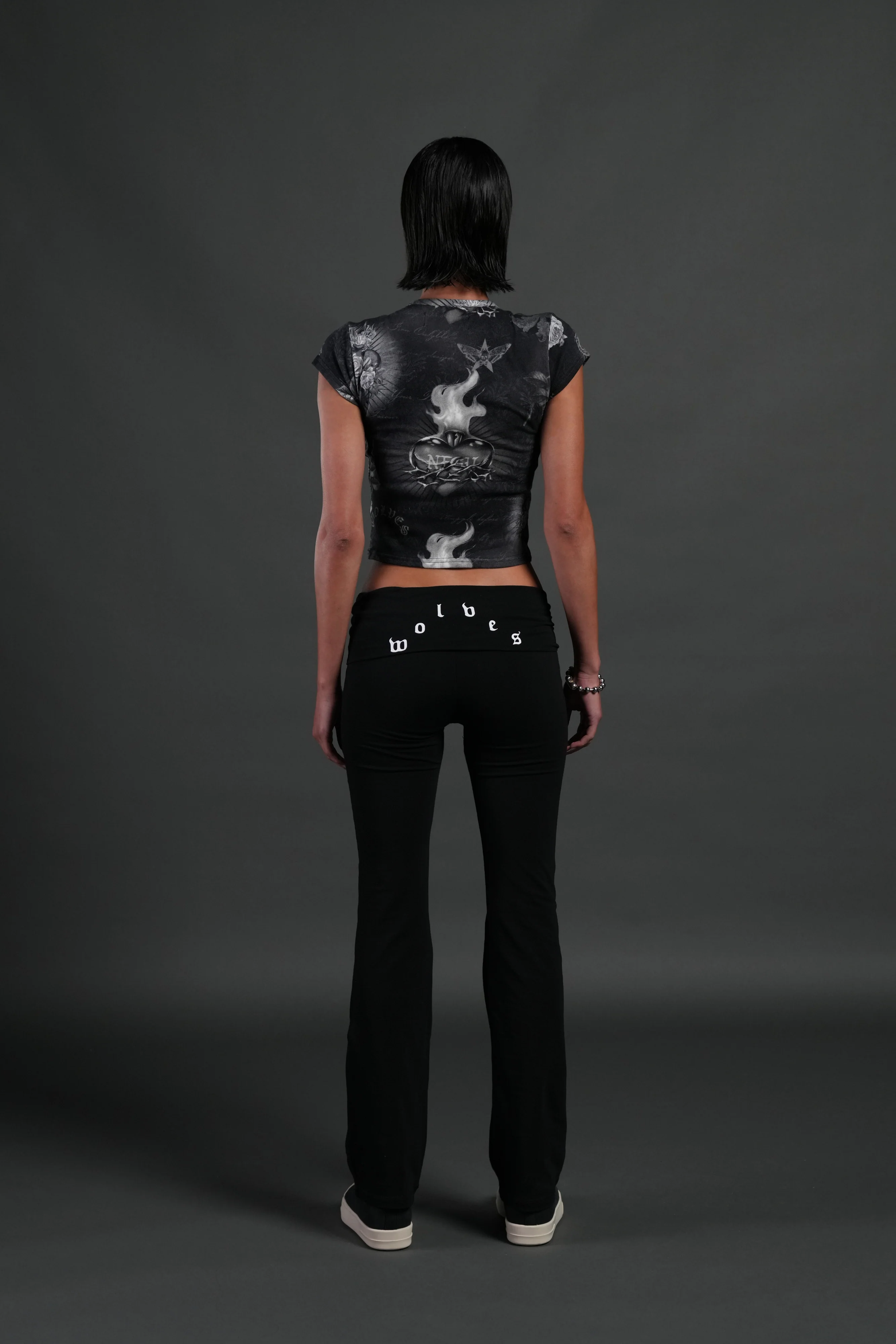 Sacred Path "Baby" Tee in Corazon de Devocion Tonal - Image 4