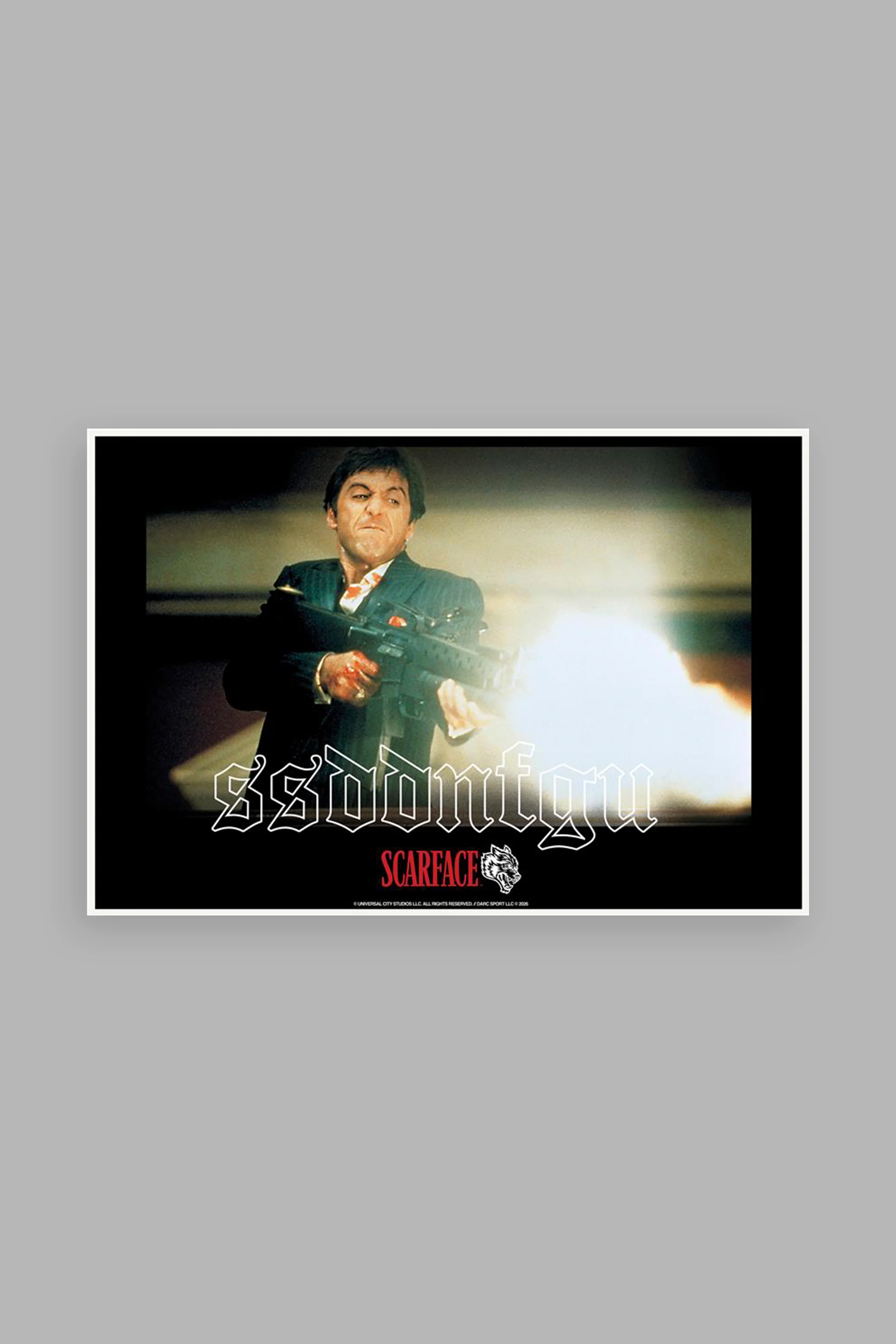 Say Hello Poster in Black