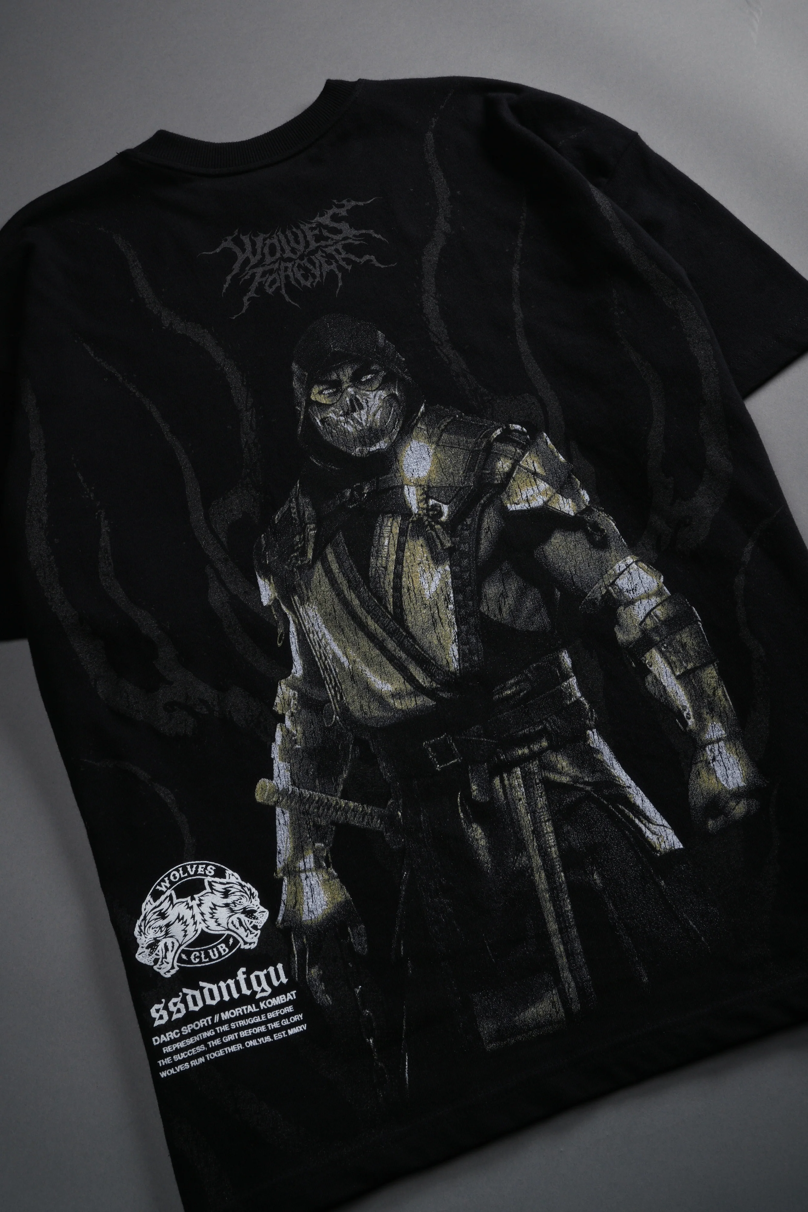 Scorpion Premium Oversized Tee in Black - Image 10