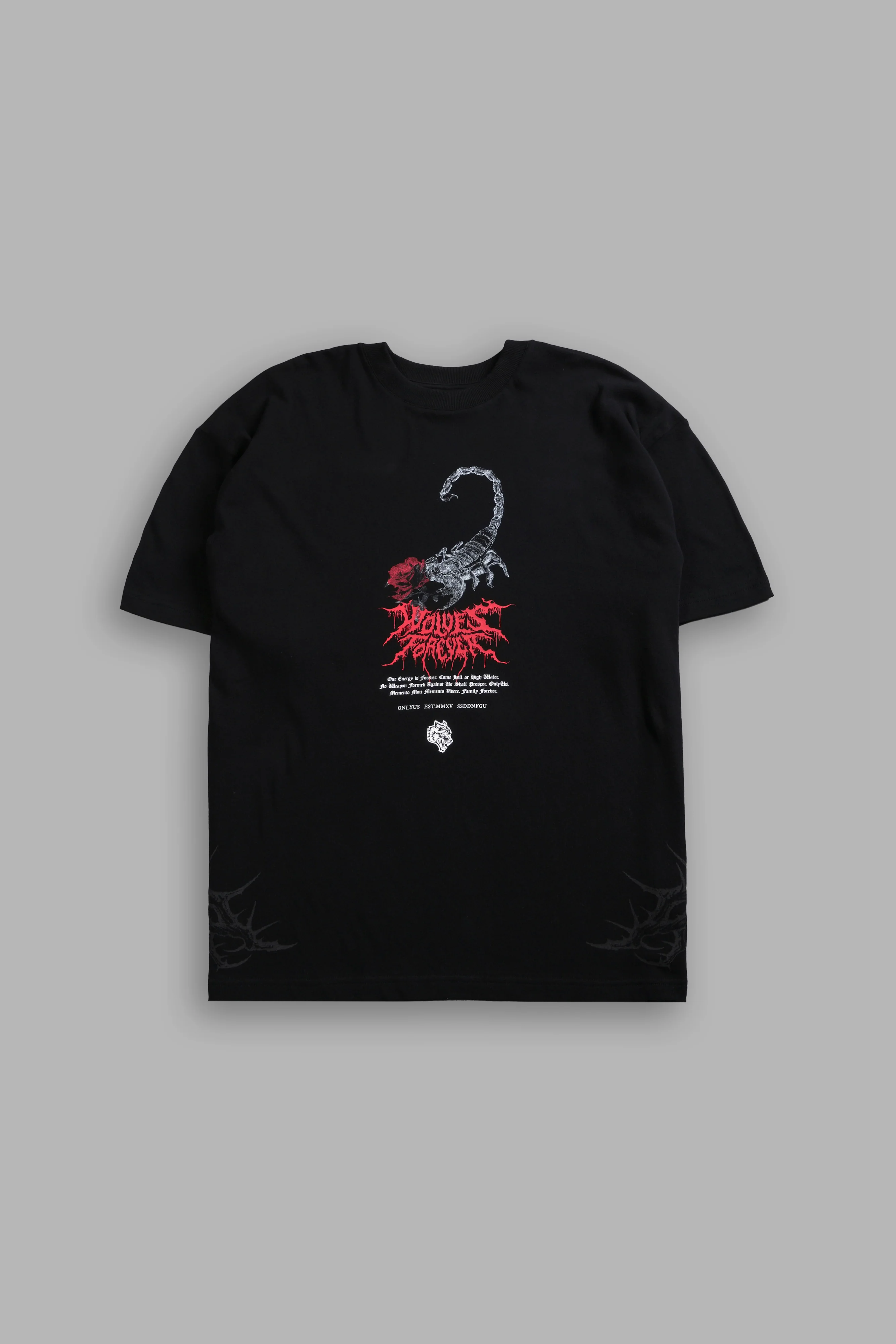 Scorpion Thorns "Premium" Oversized Tee in Black - Image 3