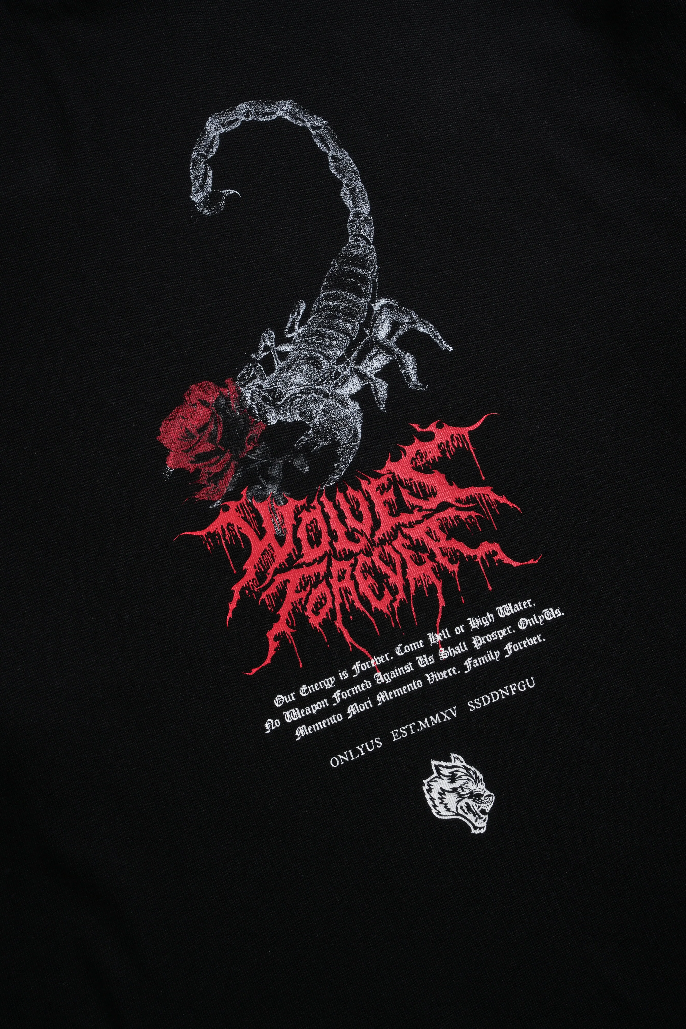 Scorpion Thorns "Premium" Oversized Tee in Black - Image 9