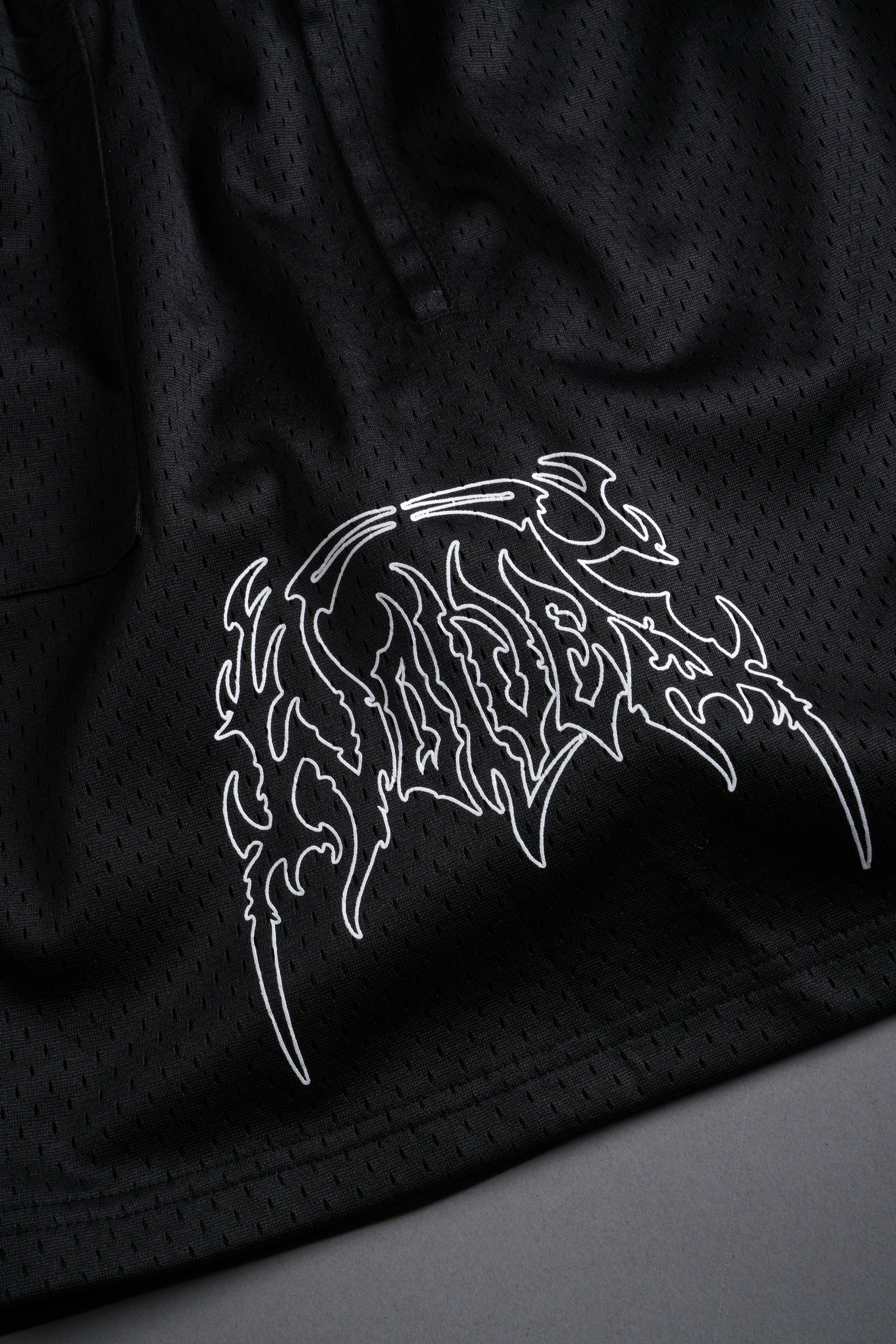 Shadow Hesh Mesh Shorts in Black - Image 10