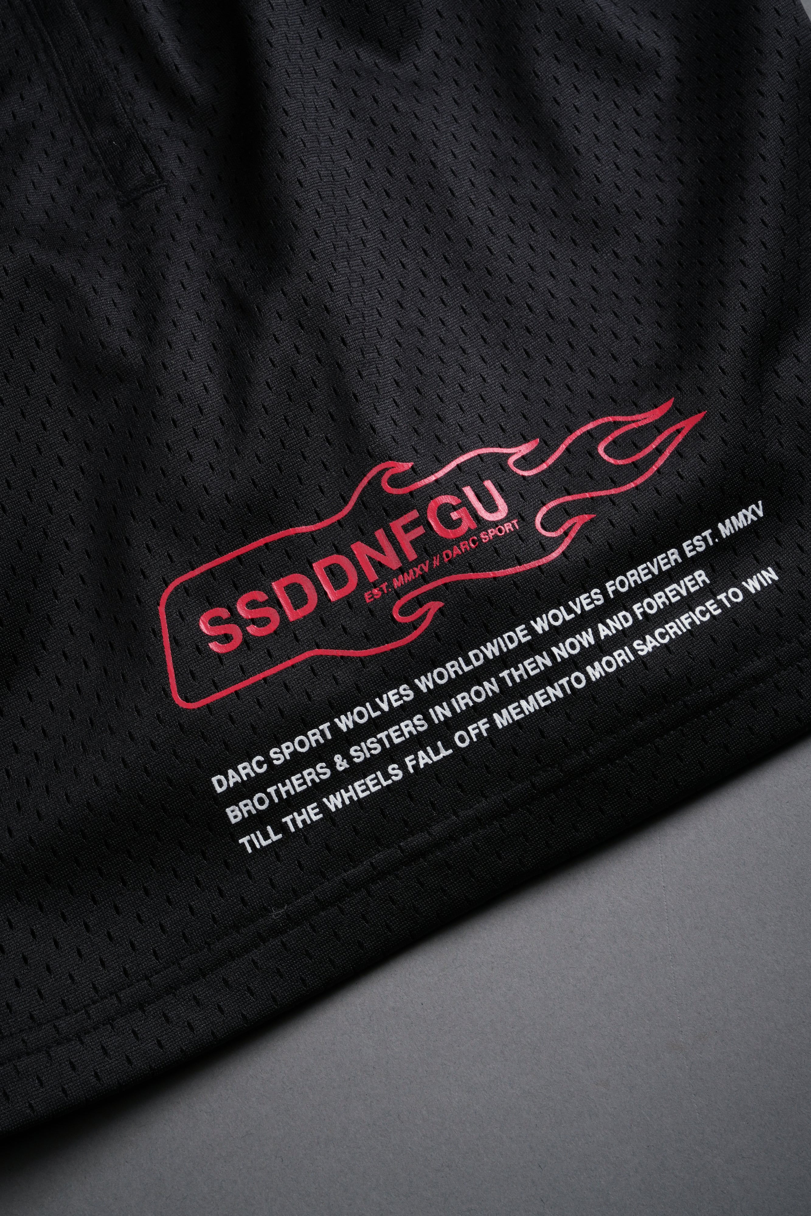 Shadow Hesh Mesh Shorts in Black - Image 11