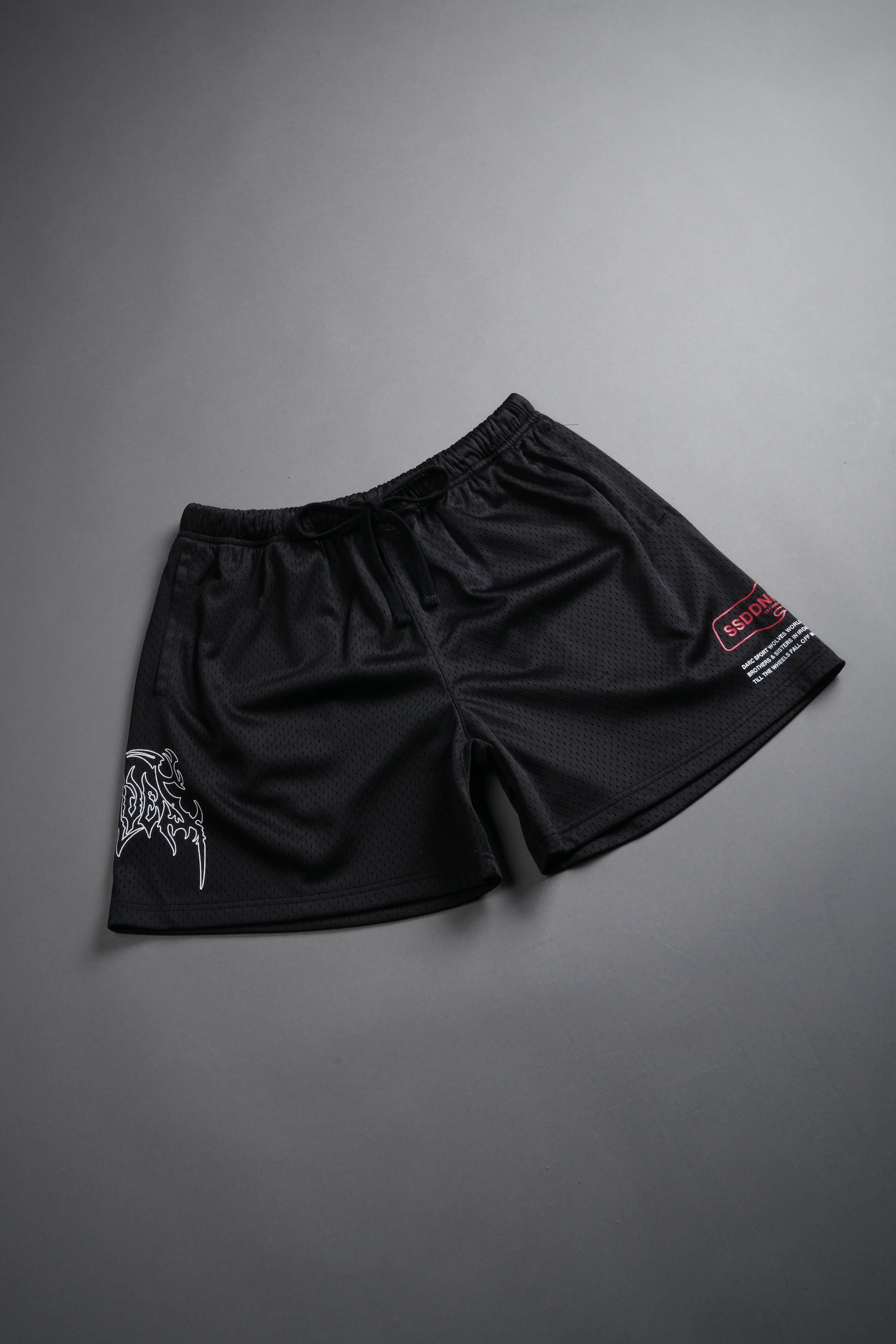 Shadow Hesh Mesh Shorts in Black - Image 8