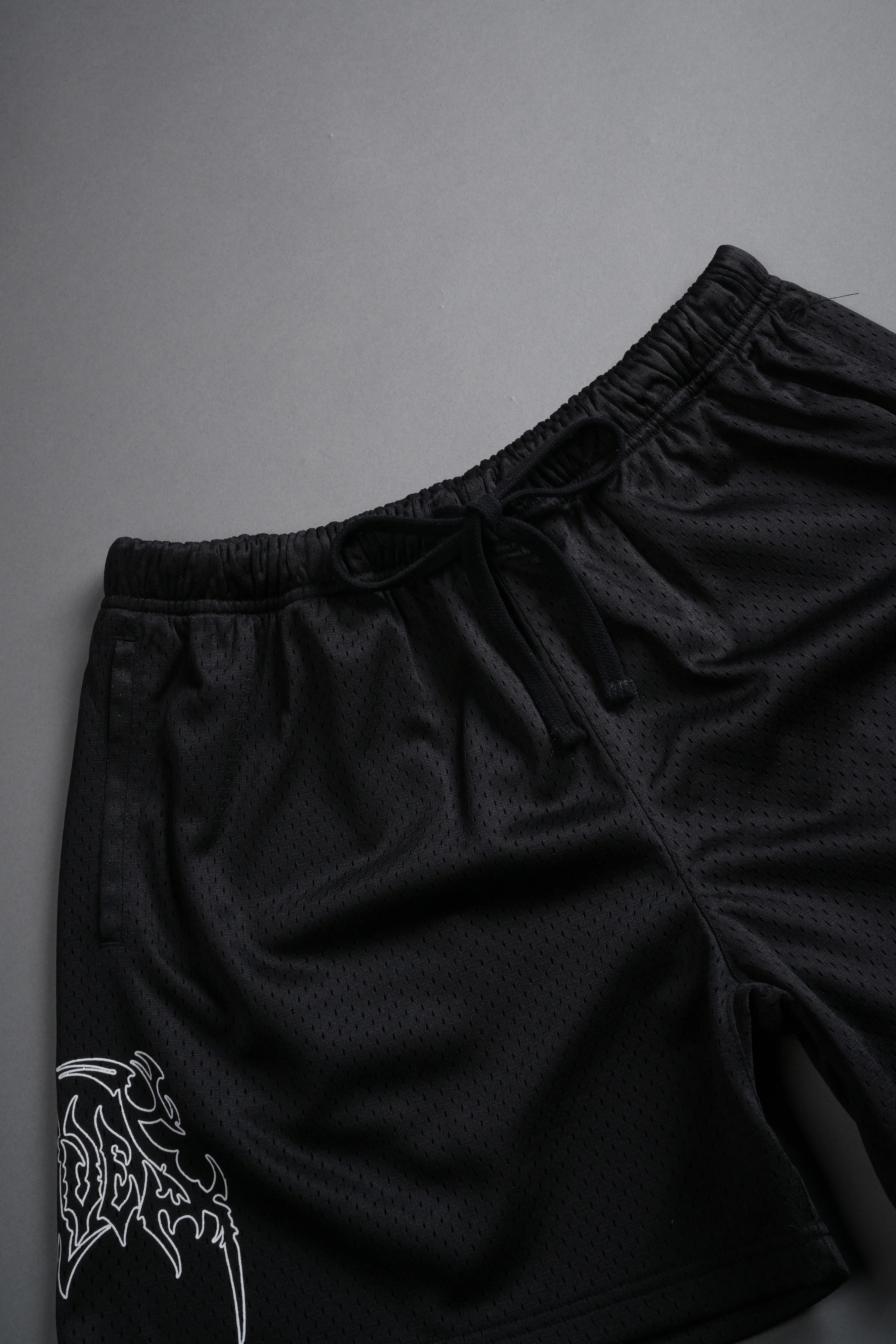 Shadow Hesh Mesh Shorts in Black - Image 9