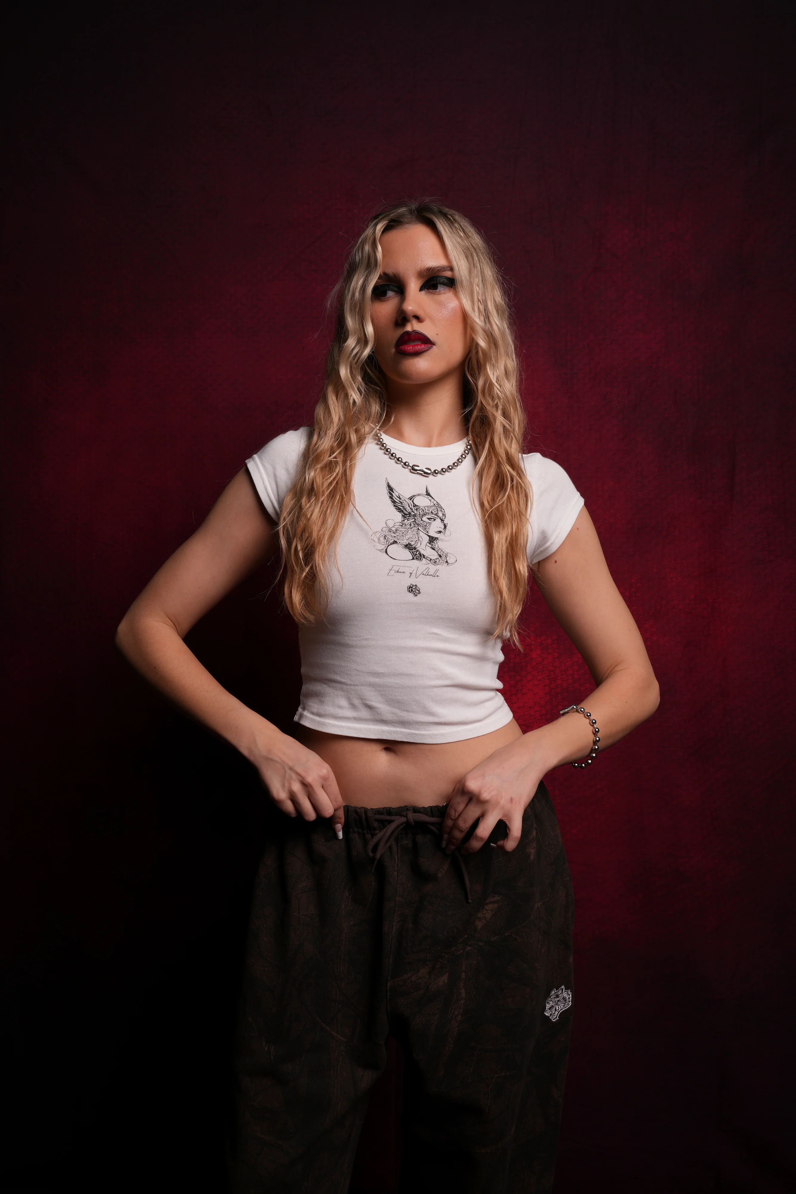 She Warrior "Baby" Tee in Cream - Image 3