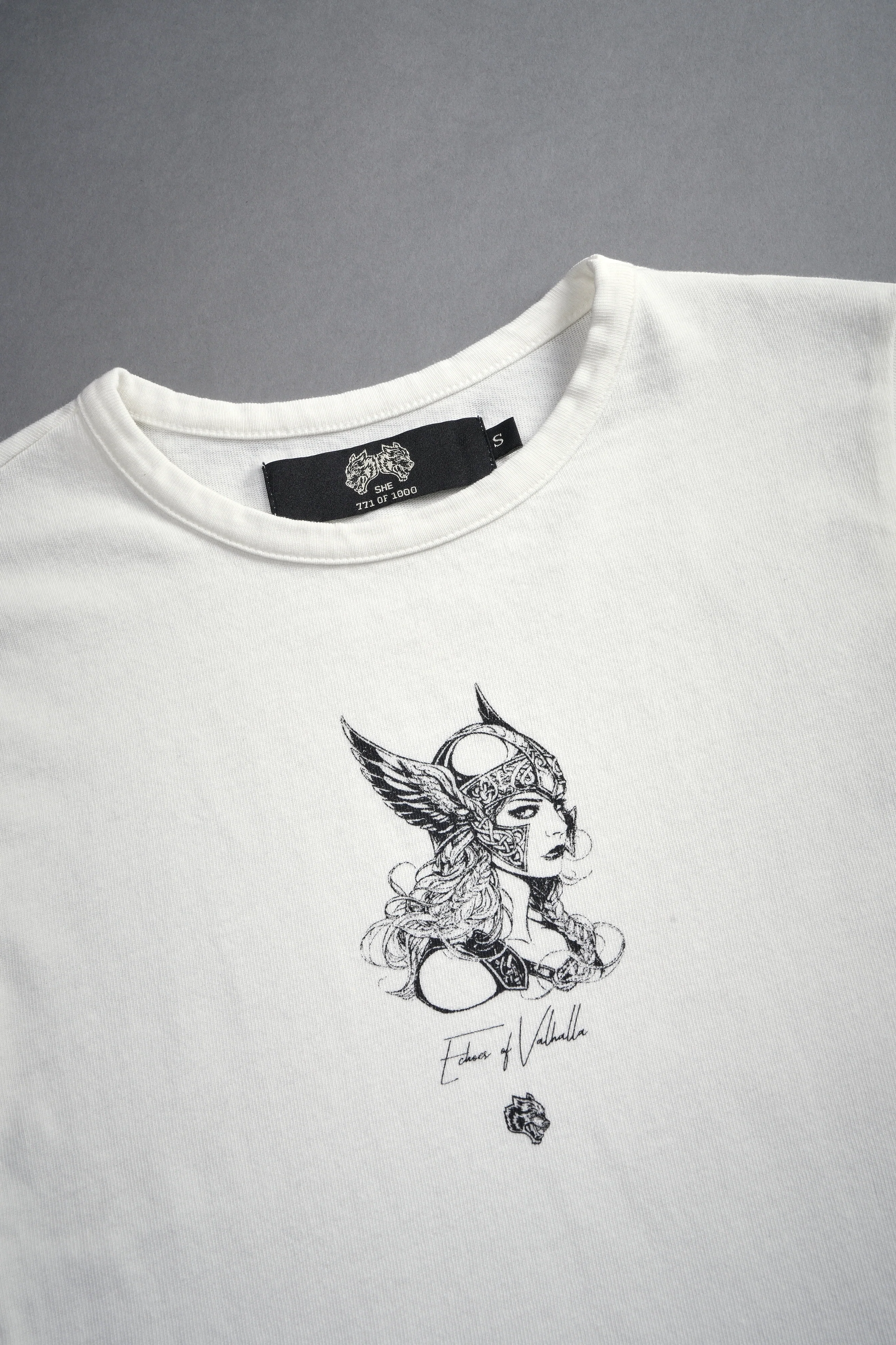 She Warrior "Baby" Tee in Cream - Image 5
