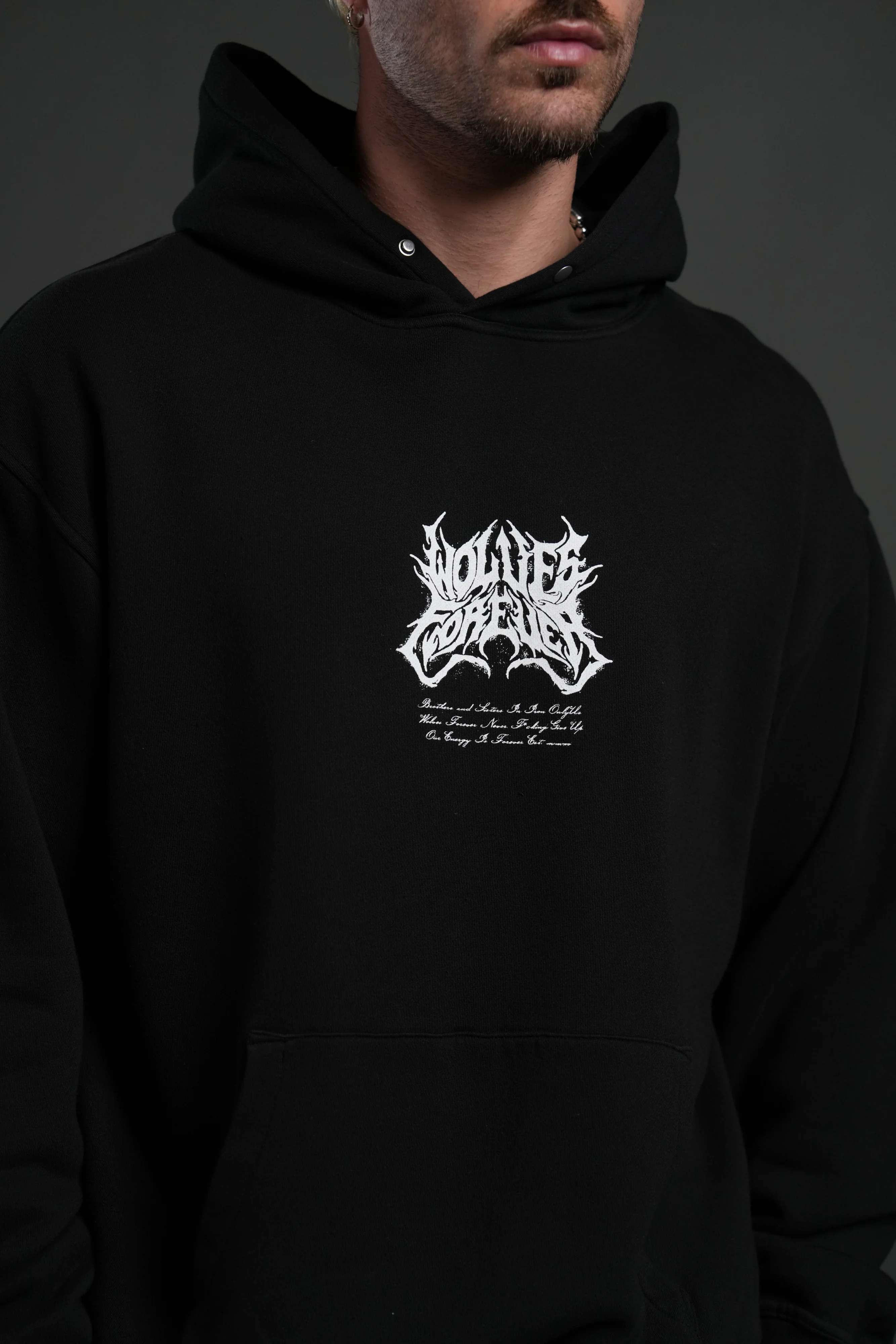 Sheer Loyalty "Pierce" Hoodie in Black - Image 6