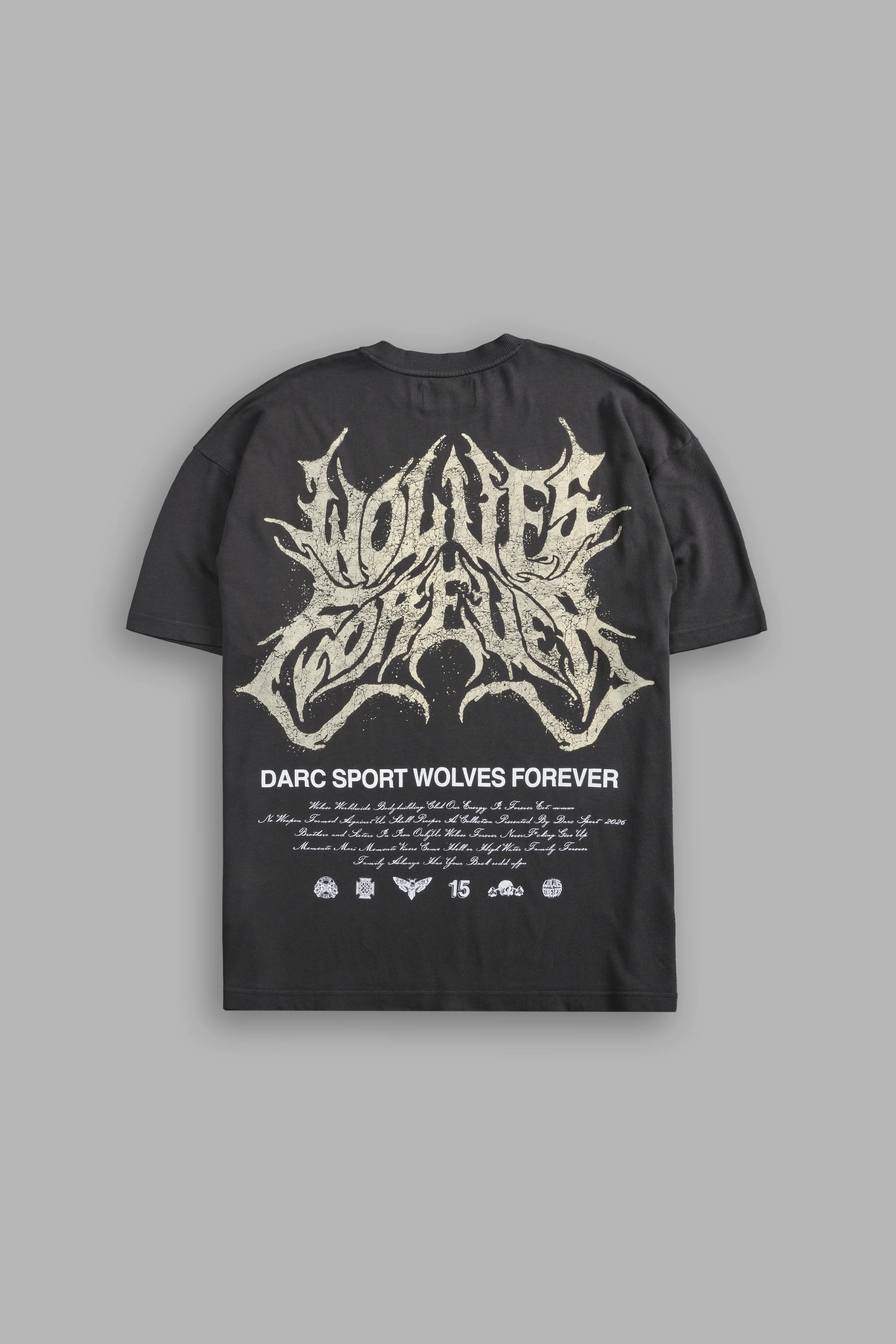 Sheer Loyalty "Premium" Oversized Tee in Wolf Gray