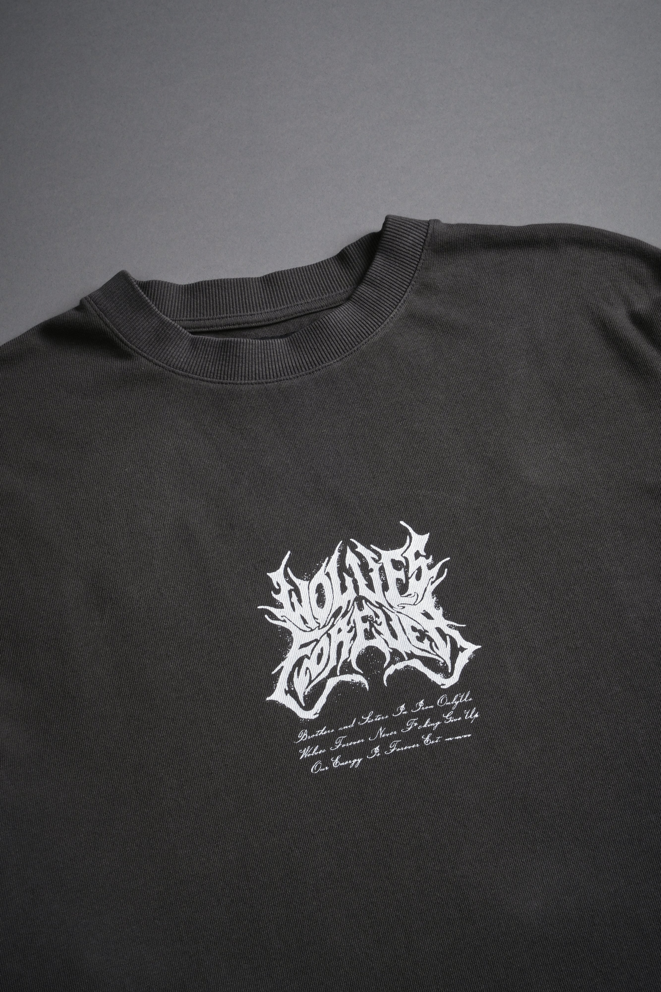 Sheer Loyalty "Premium" Oversized Tee in Wolf Gray - Image 7
