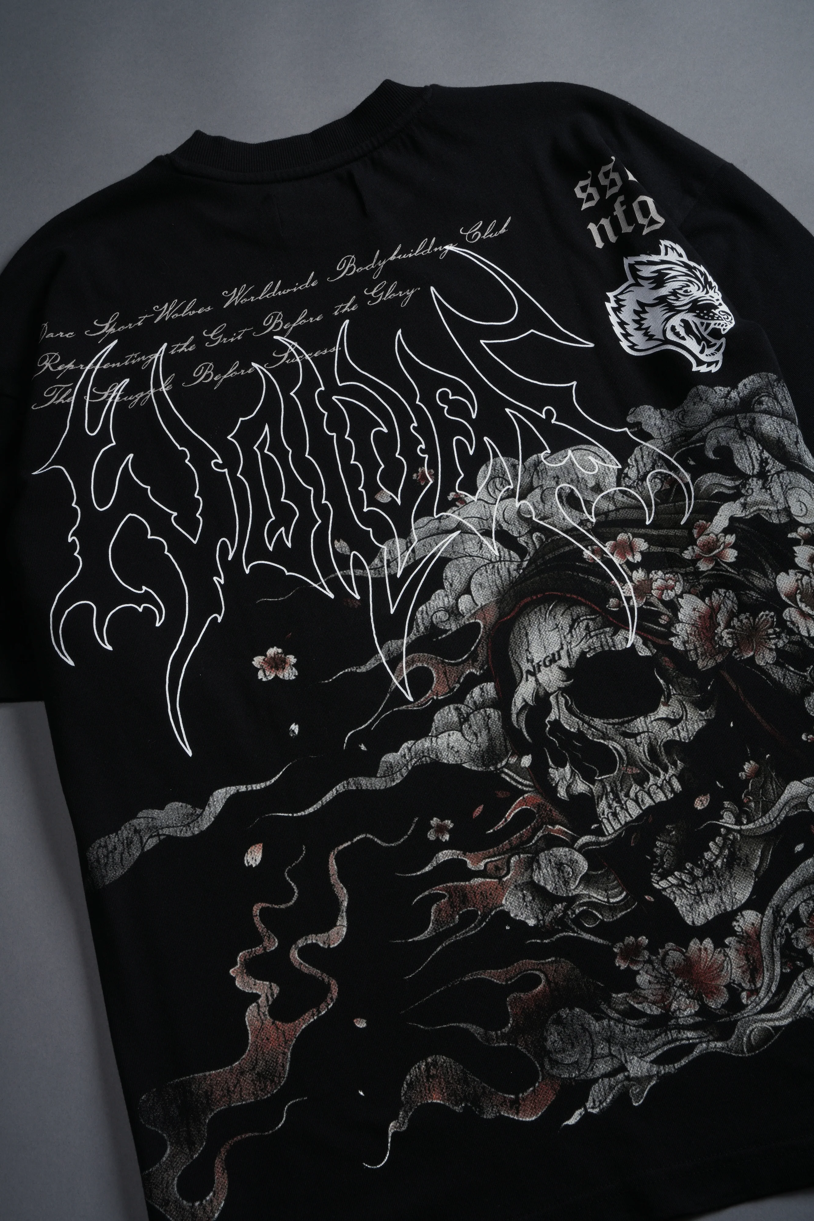Shonen's Past "Premium" Oversized Tee in Black - Image 8