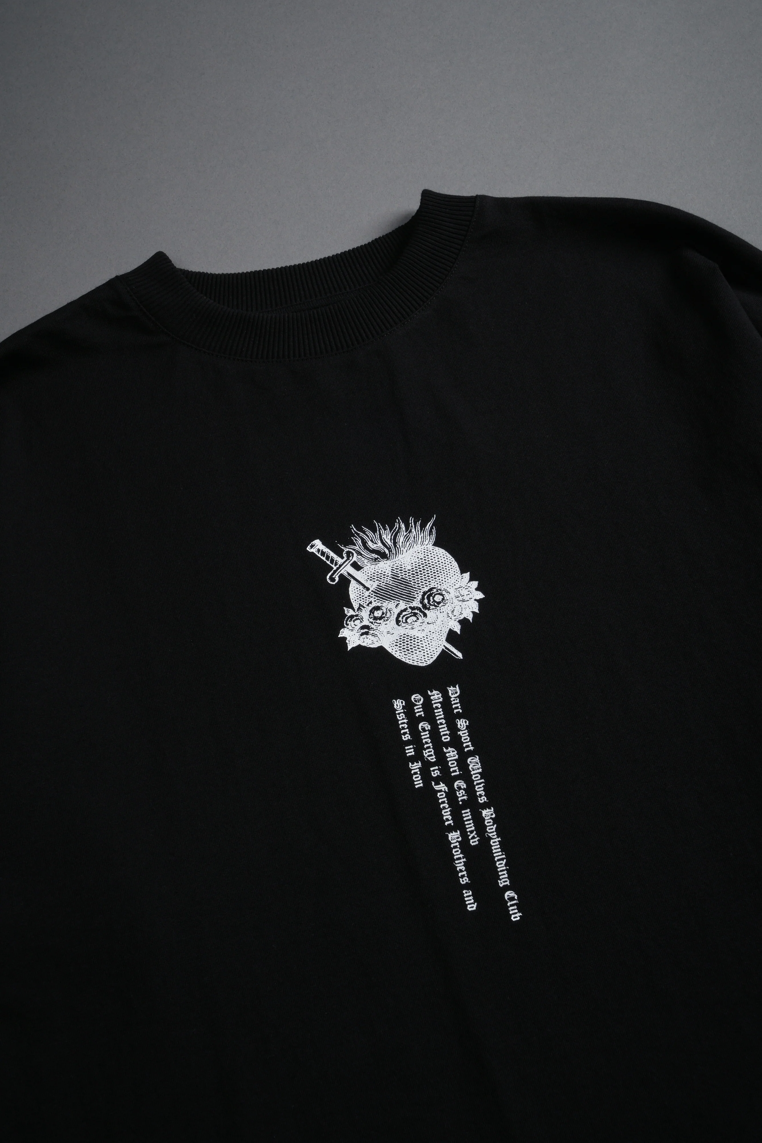 Sin Again Unisex Grunge Tee in Black - Image 14