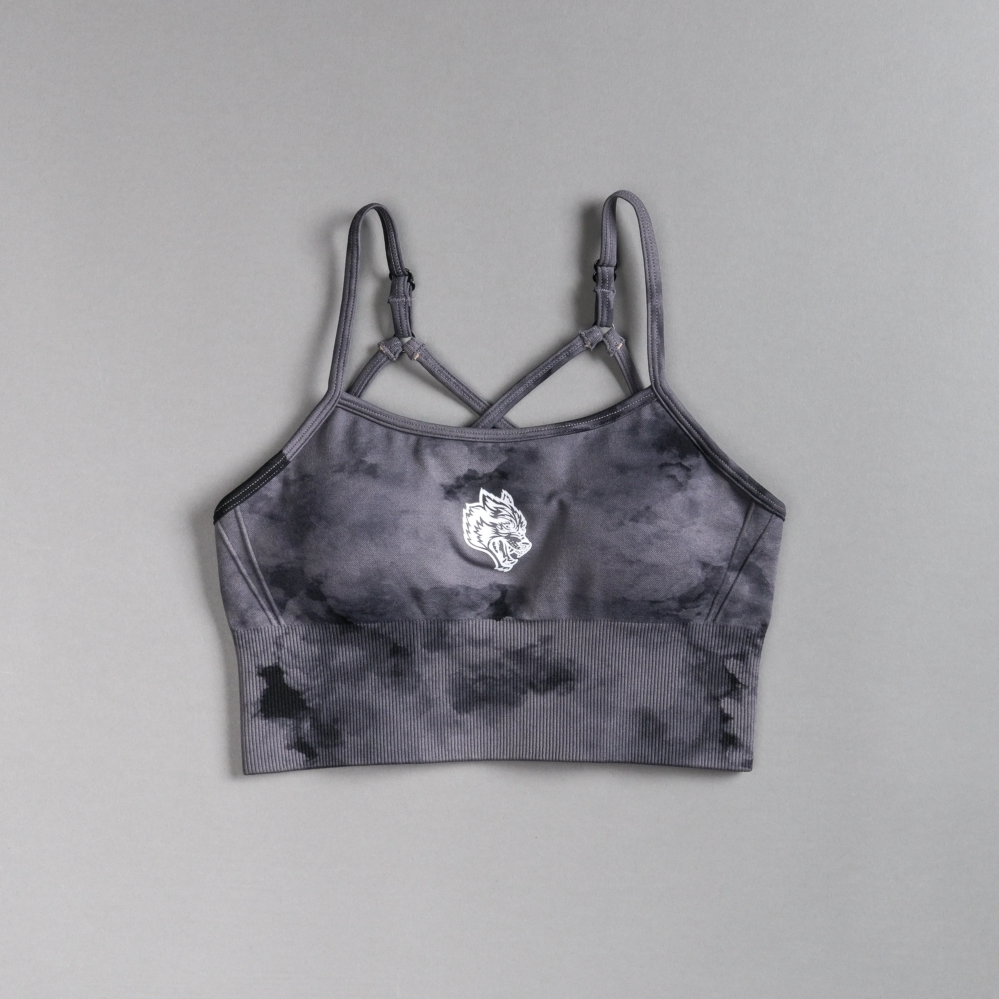 Single "Everson Seamless" Huxley Bra in Black Ghost Clouds - Image 3