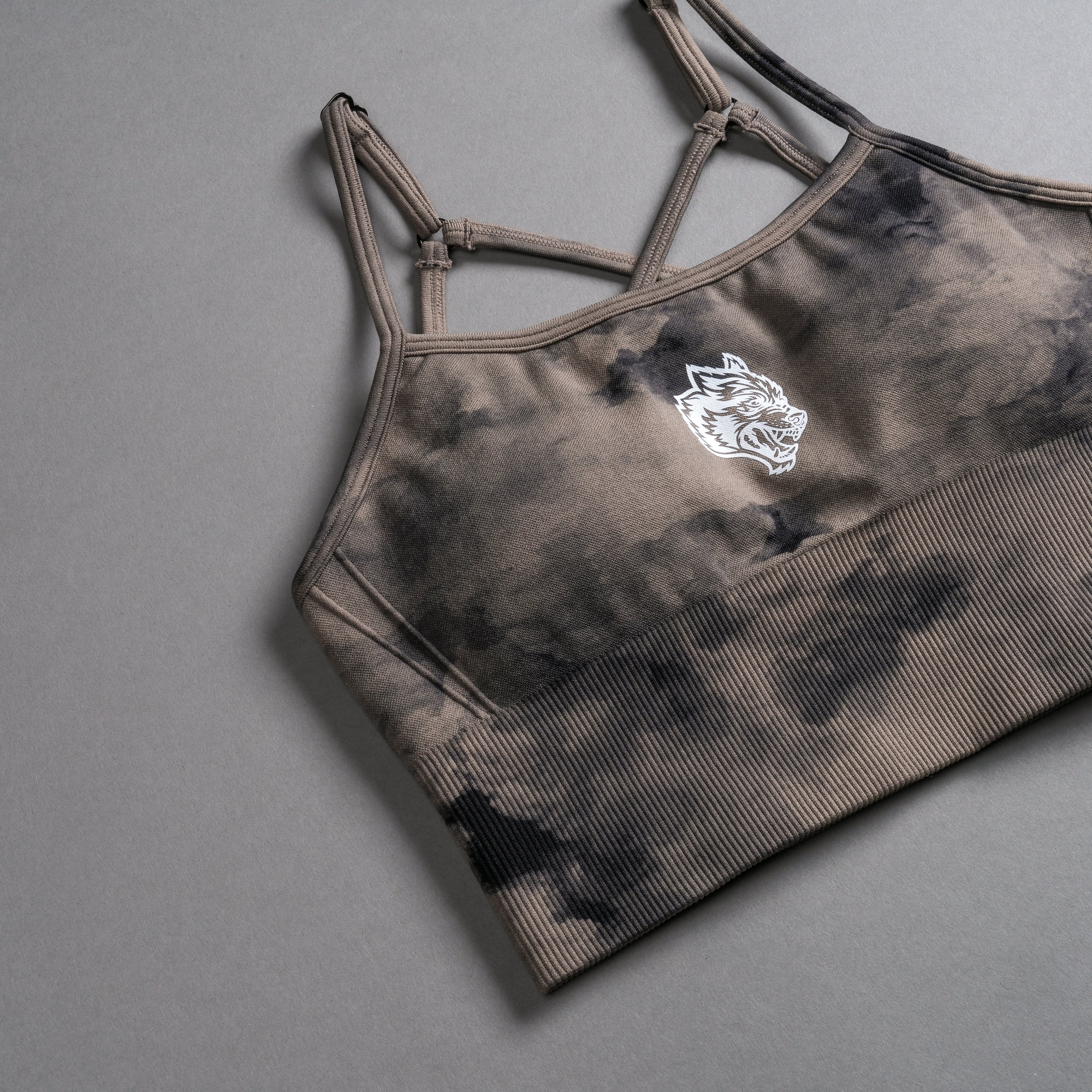 Single "Everson Seamless" Huxley Bra in Taupe Ghost Clouds - Image 7