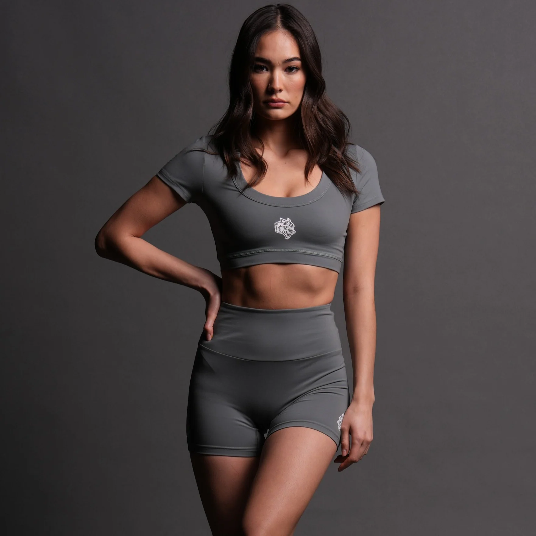 Single S/S Grace "Energy" Top in Greek Stone - Image 2