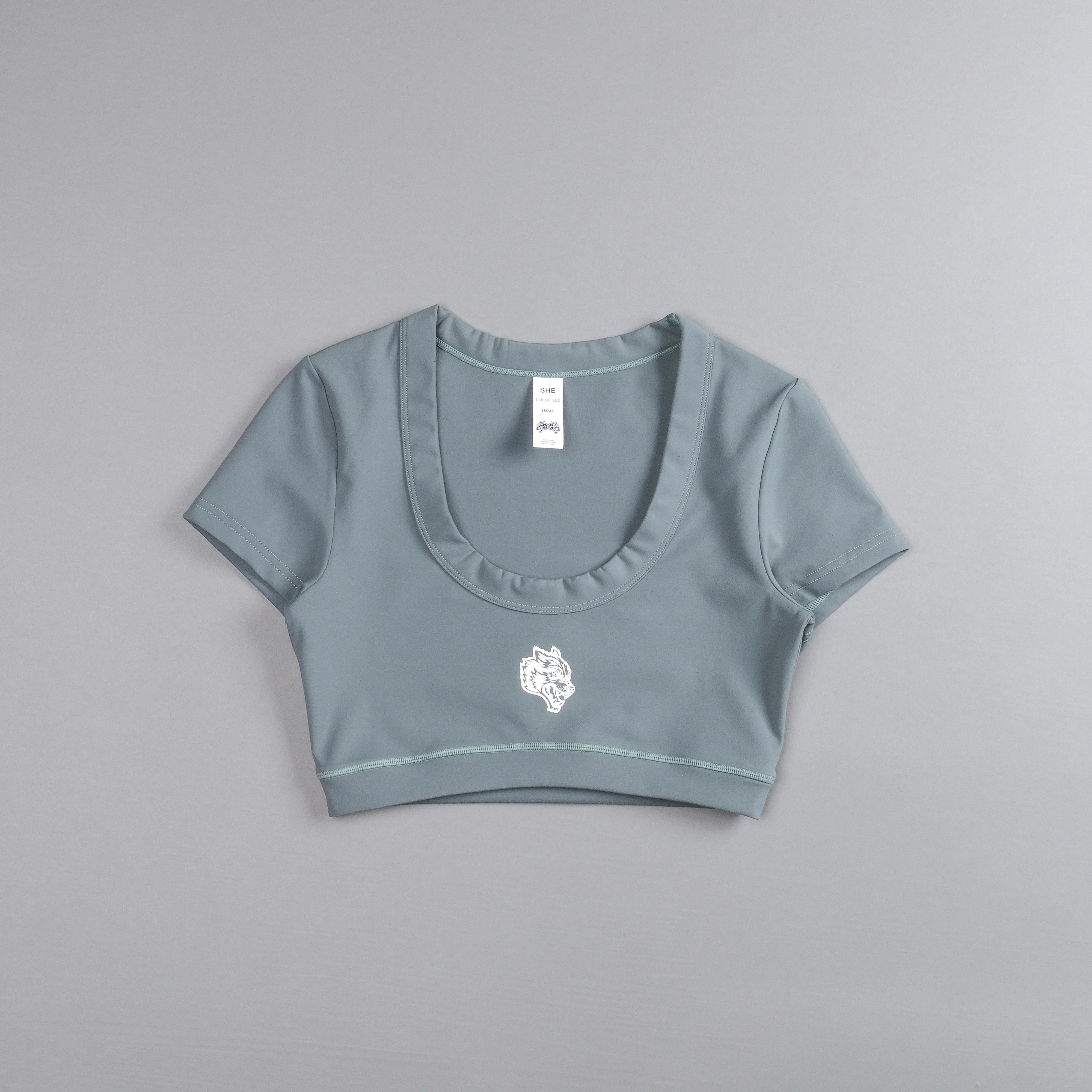 Single S/S Grace "Energy" Top in Greek Stone - Image 3