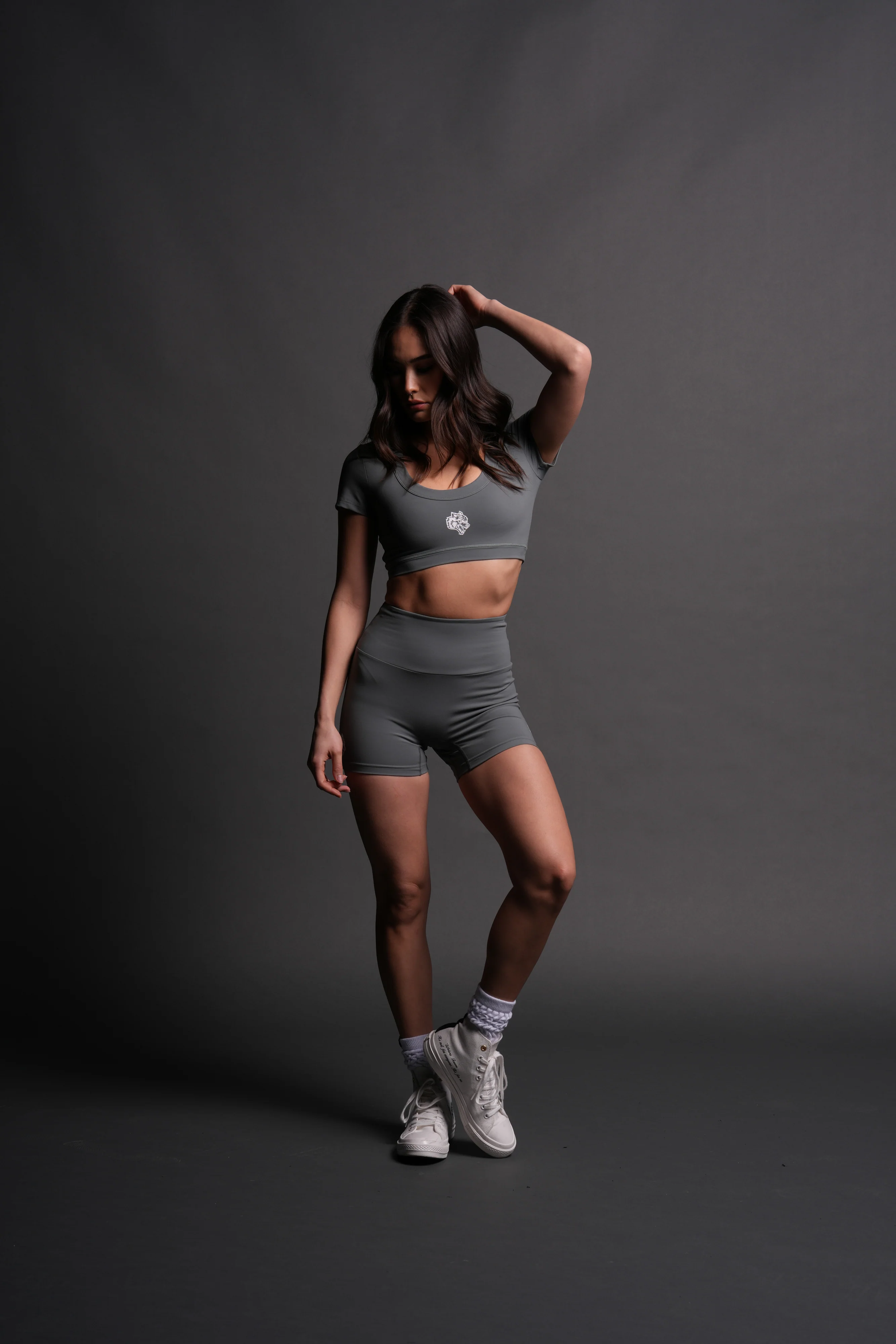 Single S/S Grace "Energy" Top in Greek Stone - Image 5