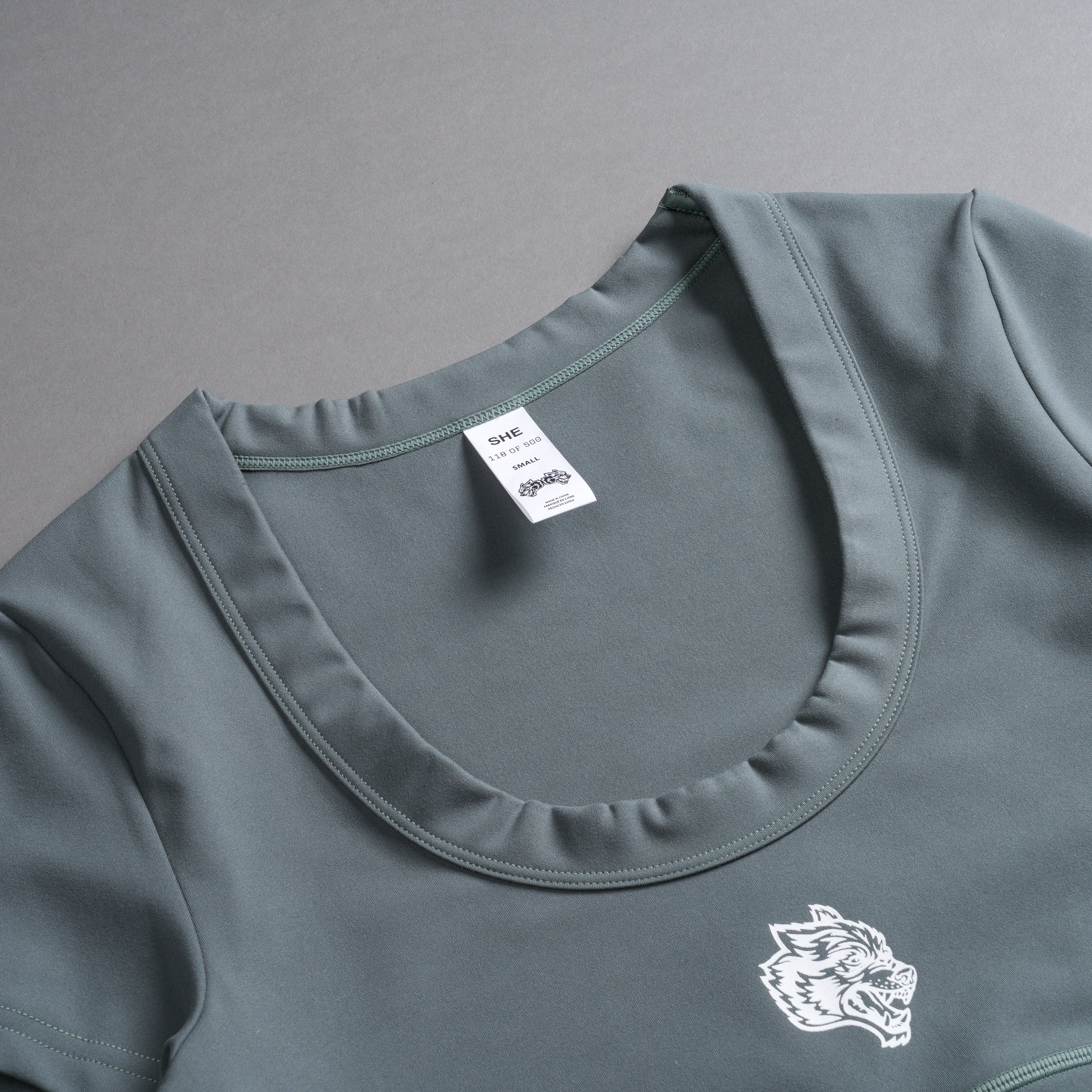 Single S/S Grace "Energy" Top in Greek Stone - Image 8