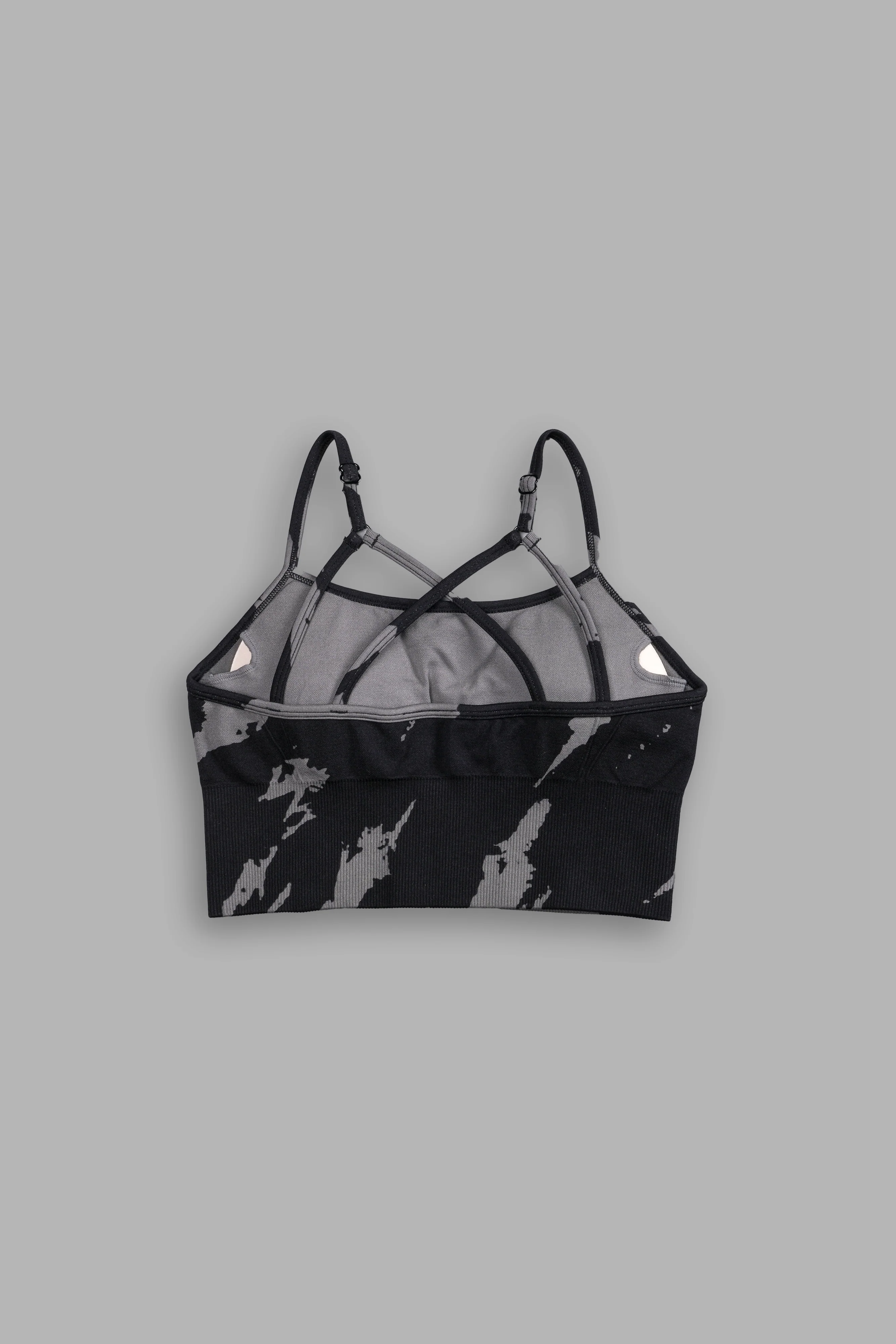 Single Wolf "Everson Seamless" Huxley Bra in Black Native Camo - Image 5