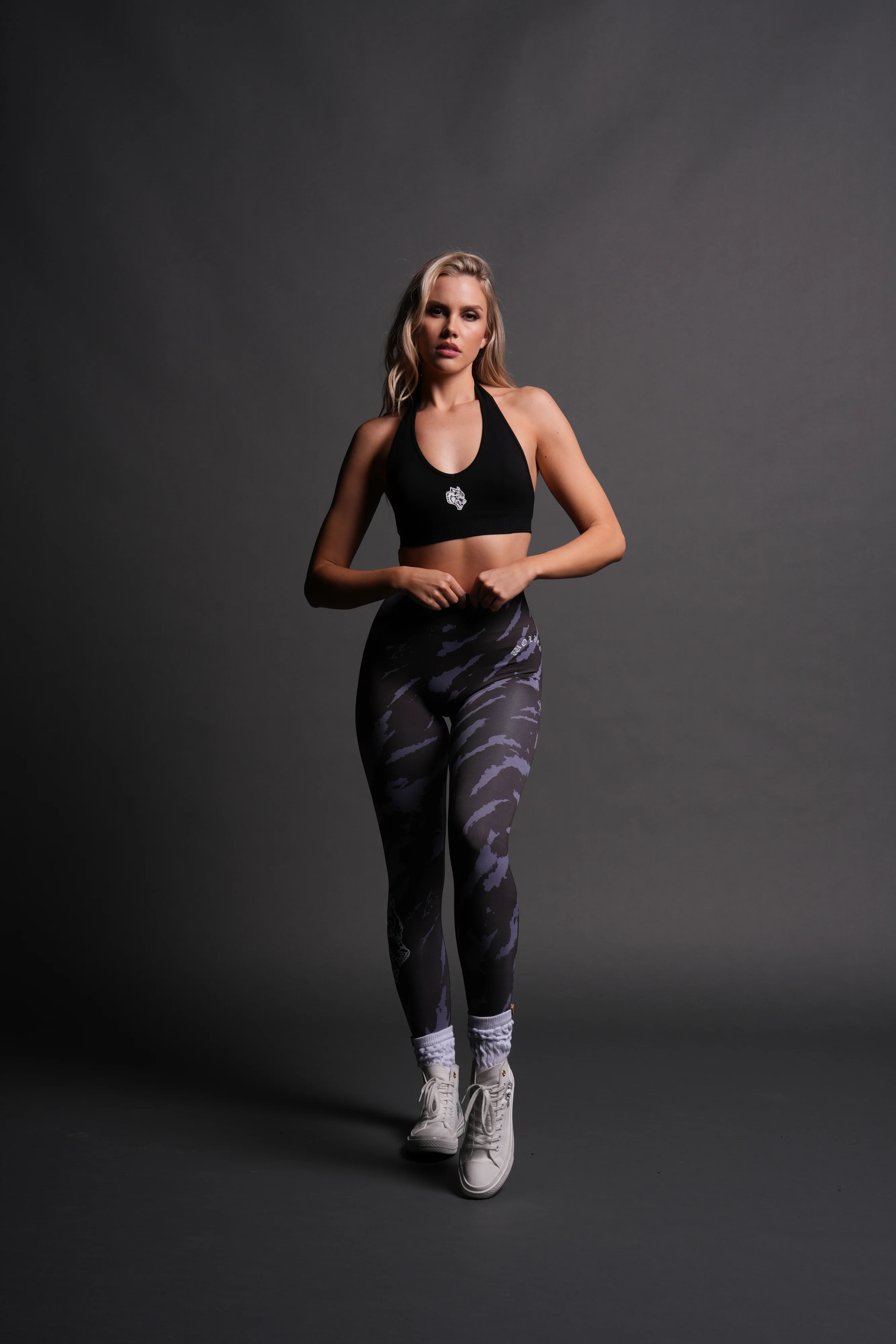Single Wolf "Everson Seamless" Valencourt Bra in Black - Image 5