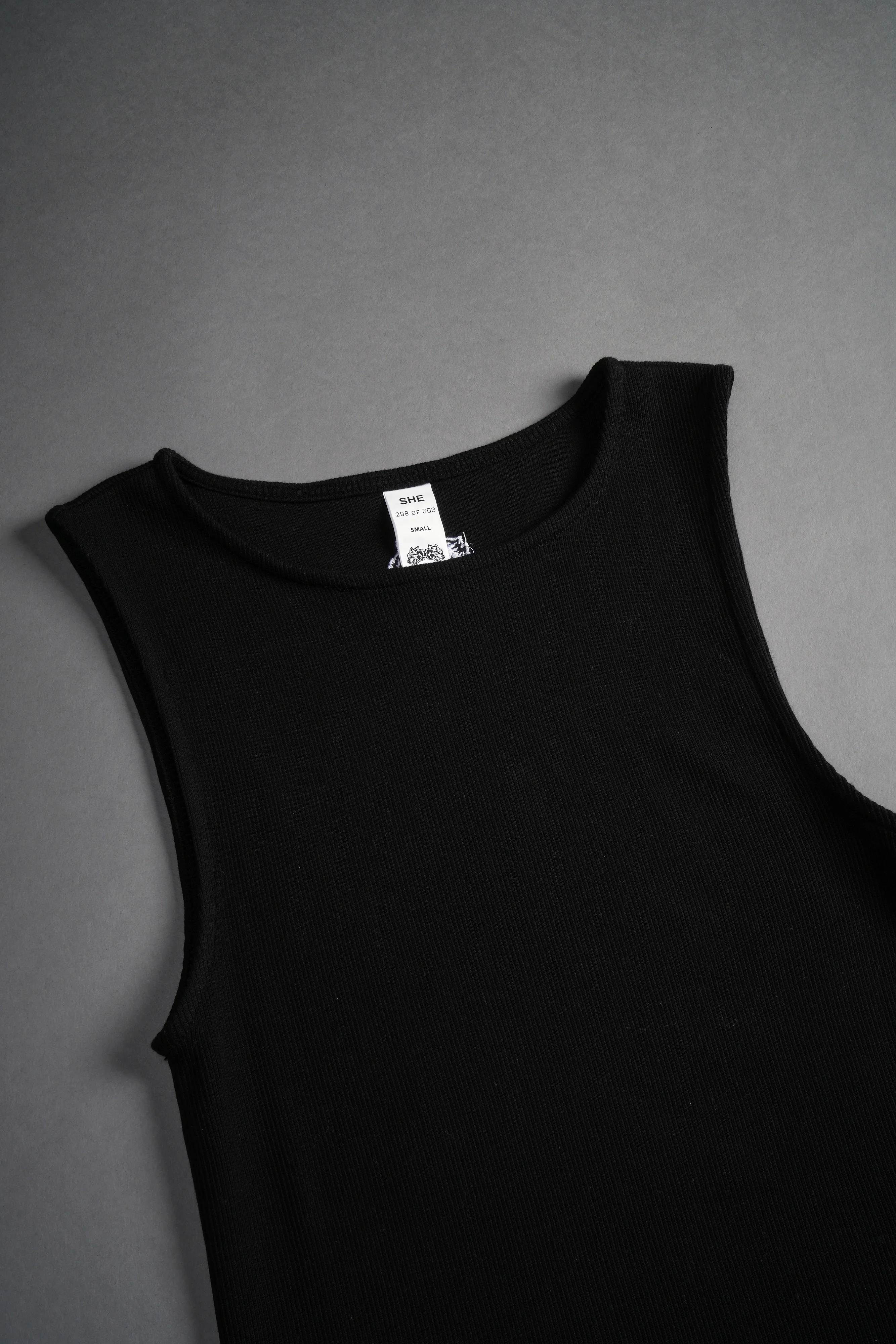 Single Wolf Tyrell Tank Dress in Black - Image 9