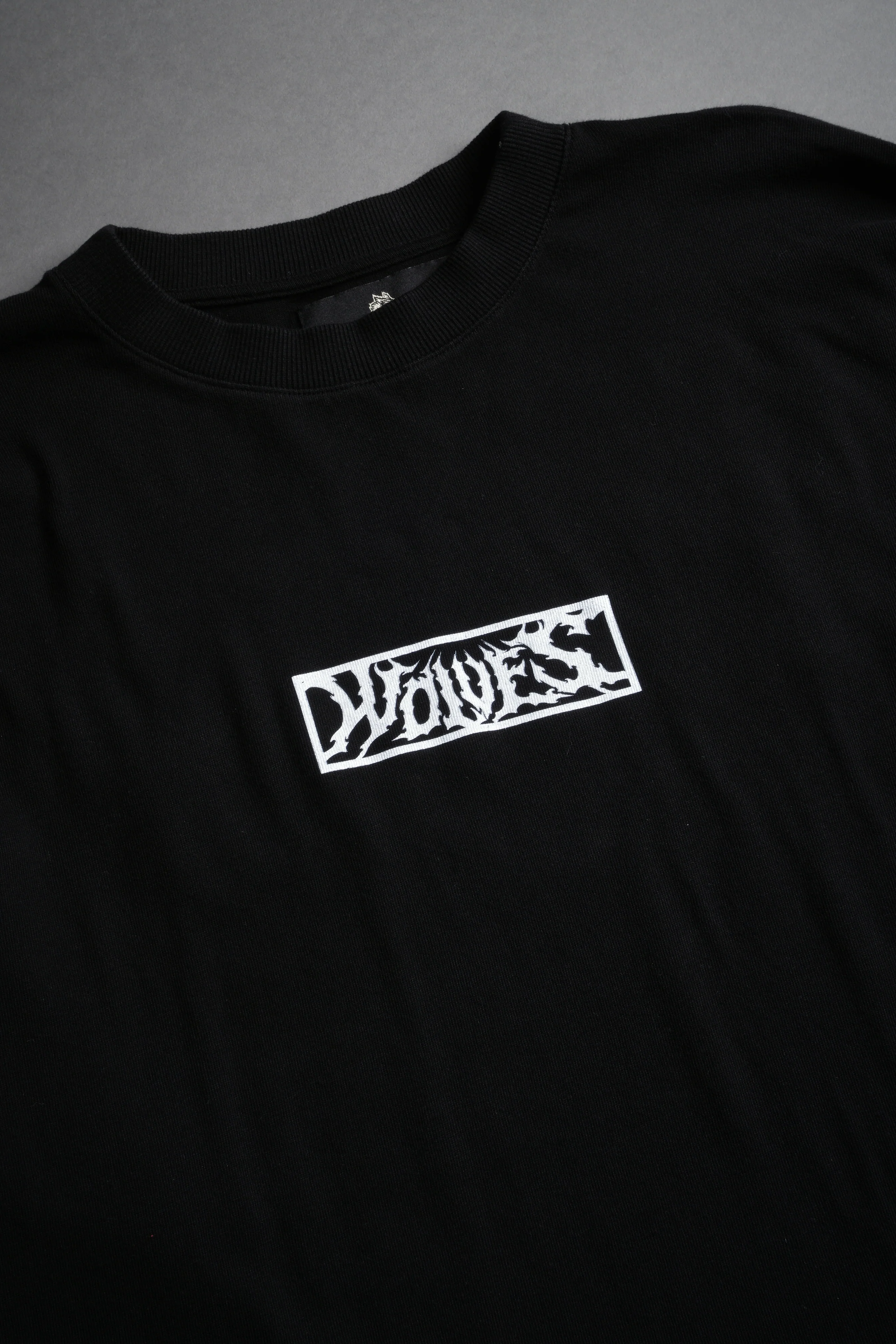 Skull Flower "Premium" Oversized Tee in Black - Image 9