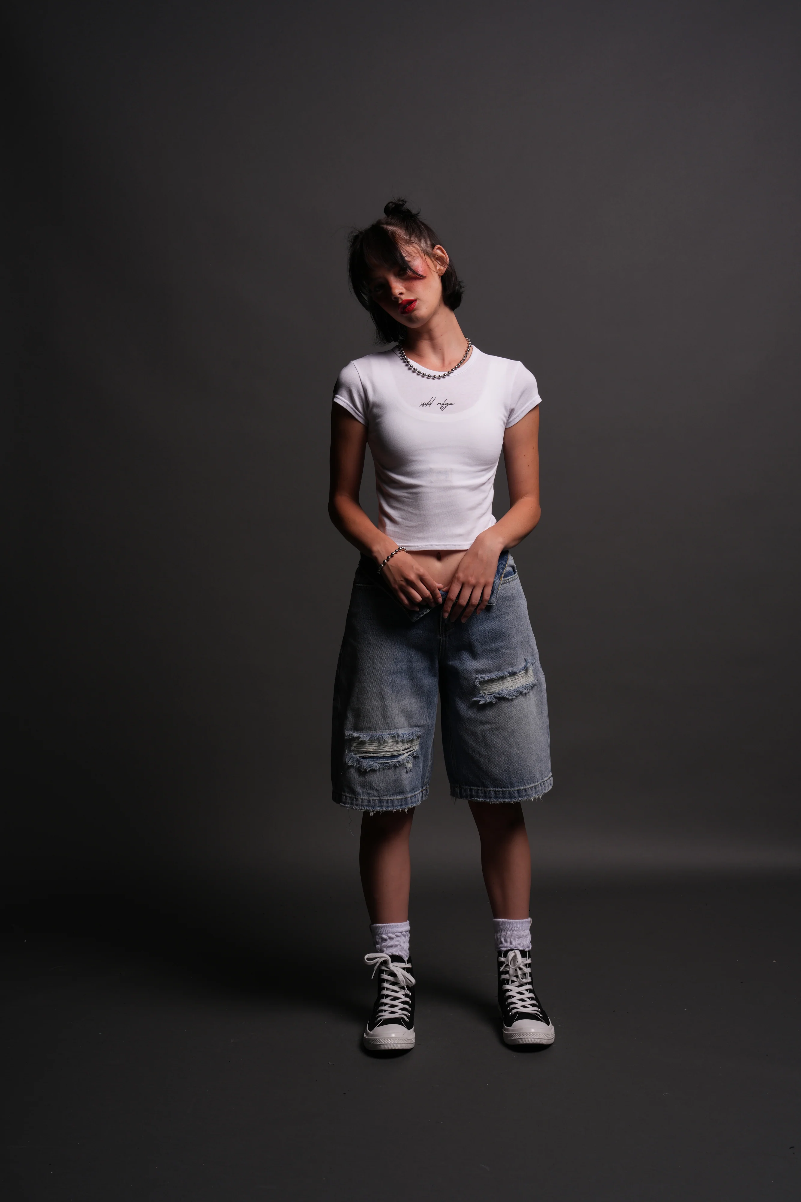 SSDD NFGU "Baby" Tee in White - Image 3