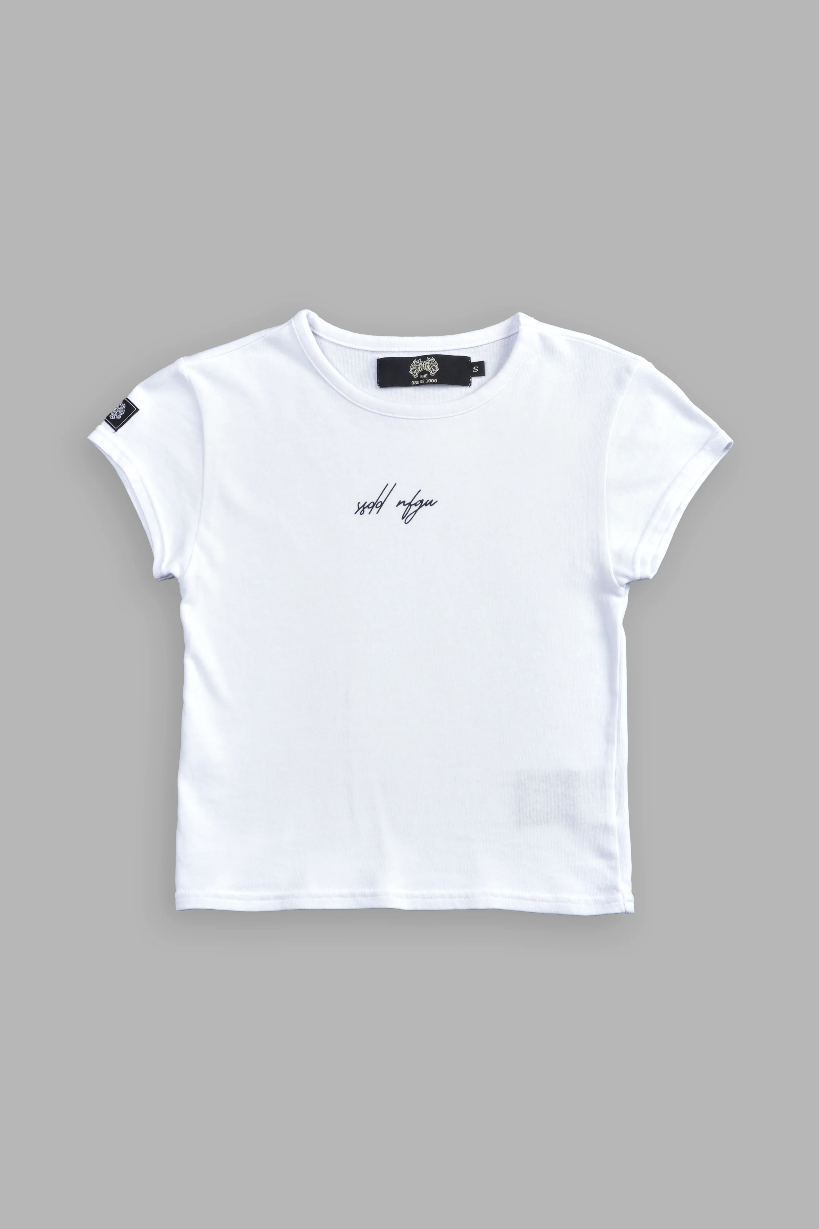 SSDD NFGU "Baby" Tee in White - Image 4