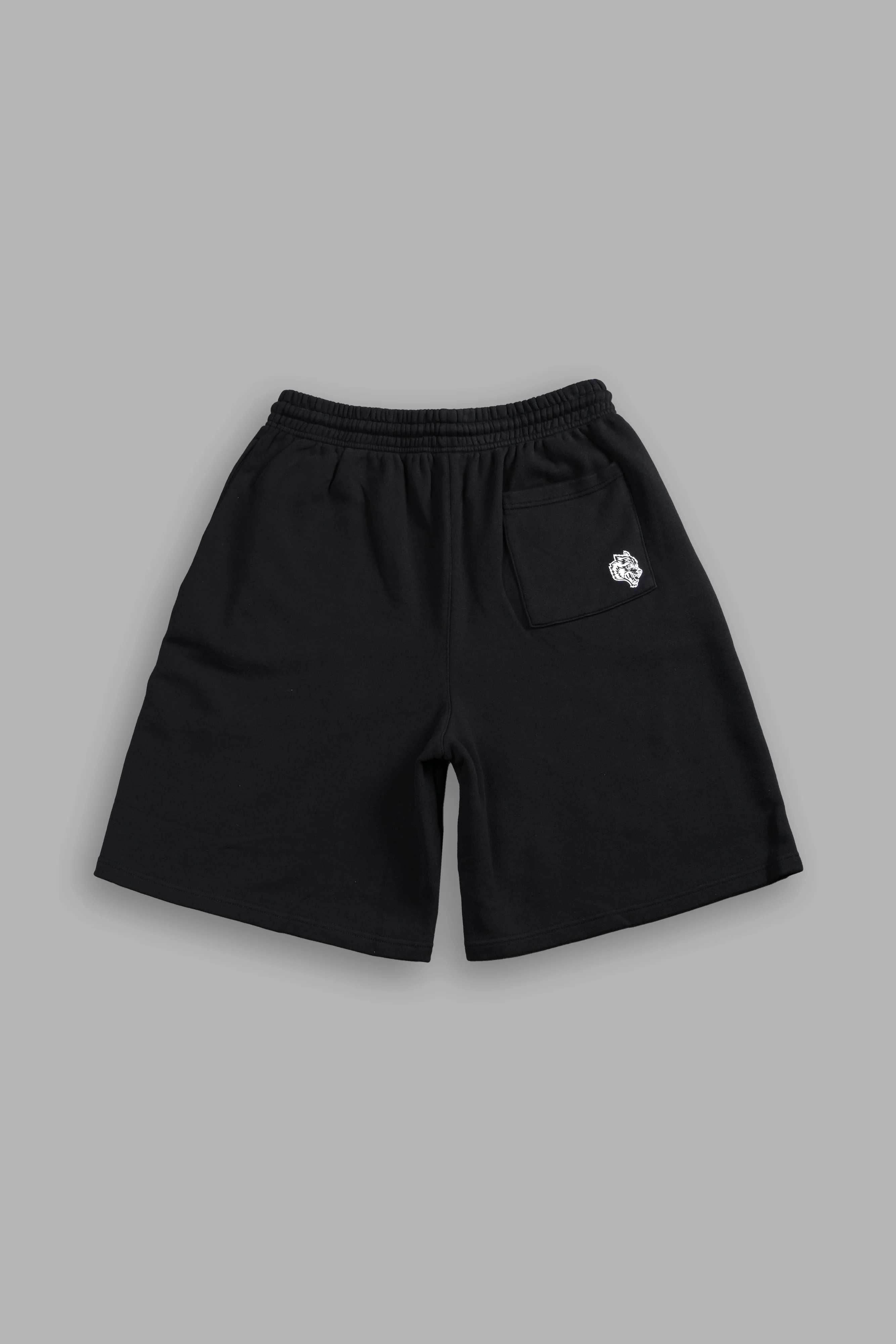 SSDD NFGU Gym Oversized Osiris Sweat Shorts in Black - Image 2