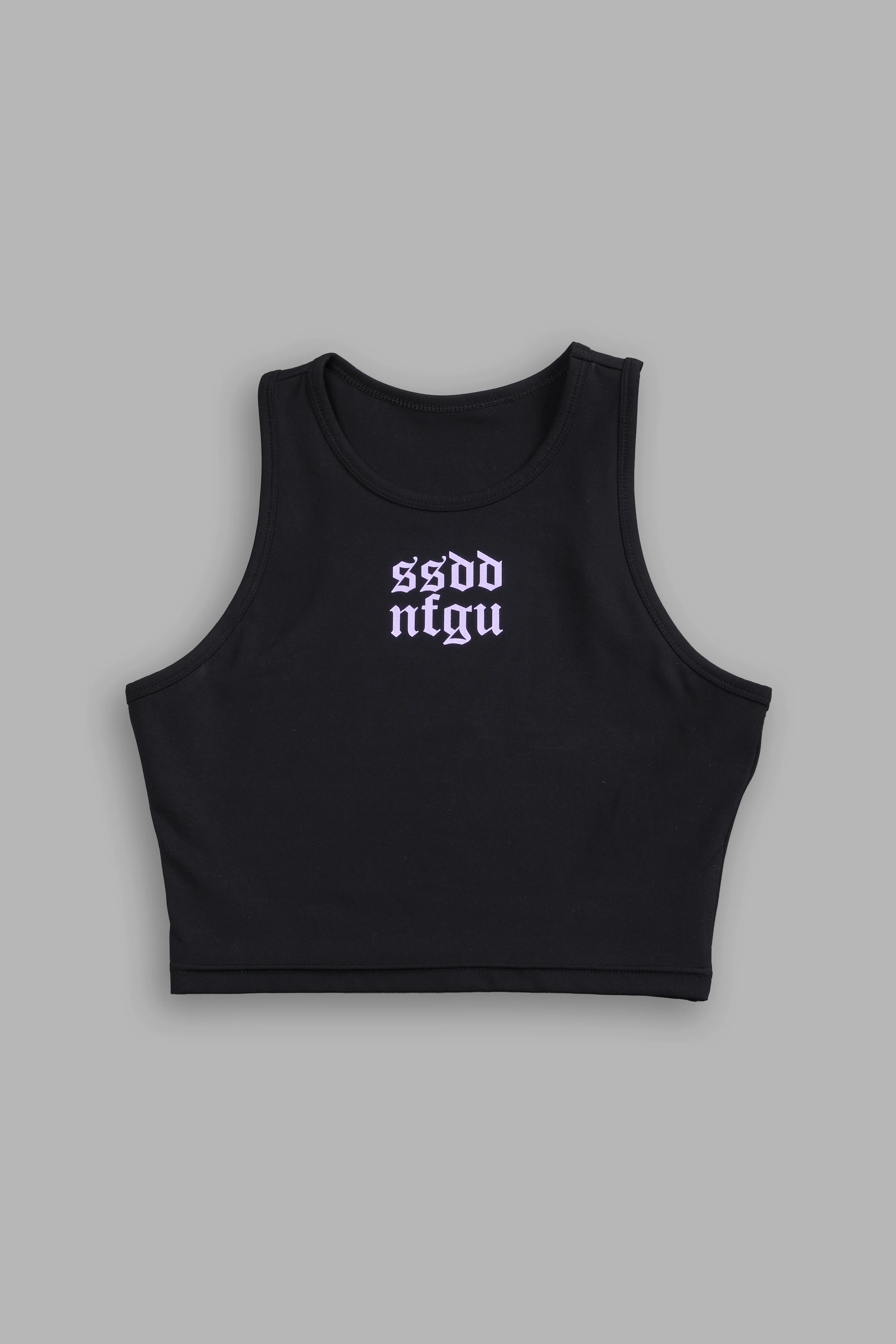 SSDDNFGU "Energy" Racerback Tank in Black - Image 3