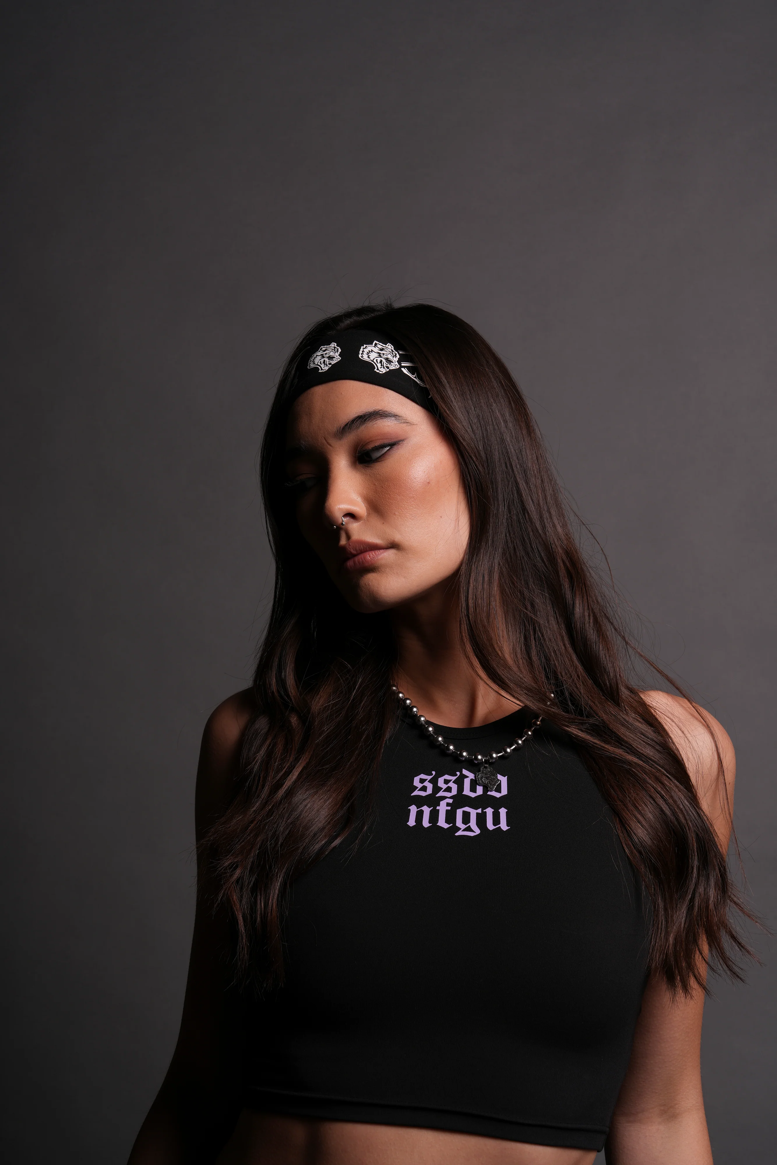SSDDNFGU "Energy" Racerback Tank in Black - Image 7