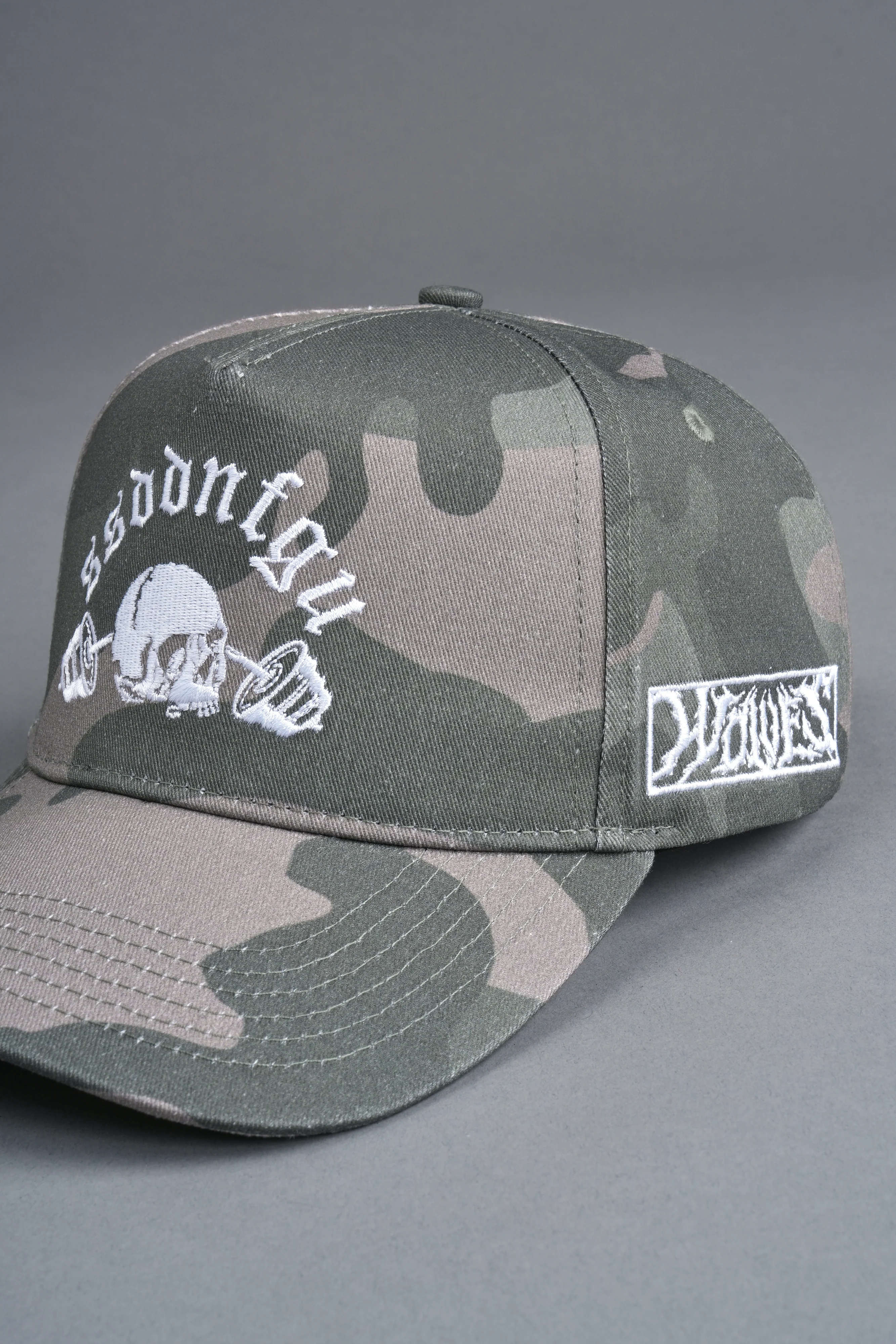 SSDDNFGU Forever 5 Panel Hat in Lush Vintage Woodland Camo - Image 11