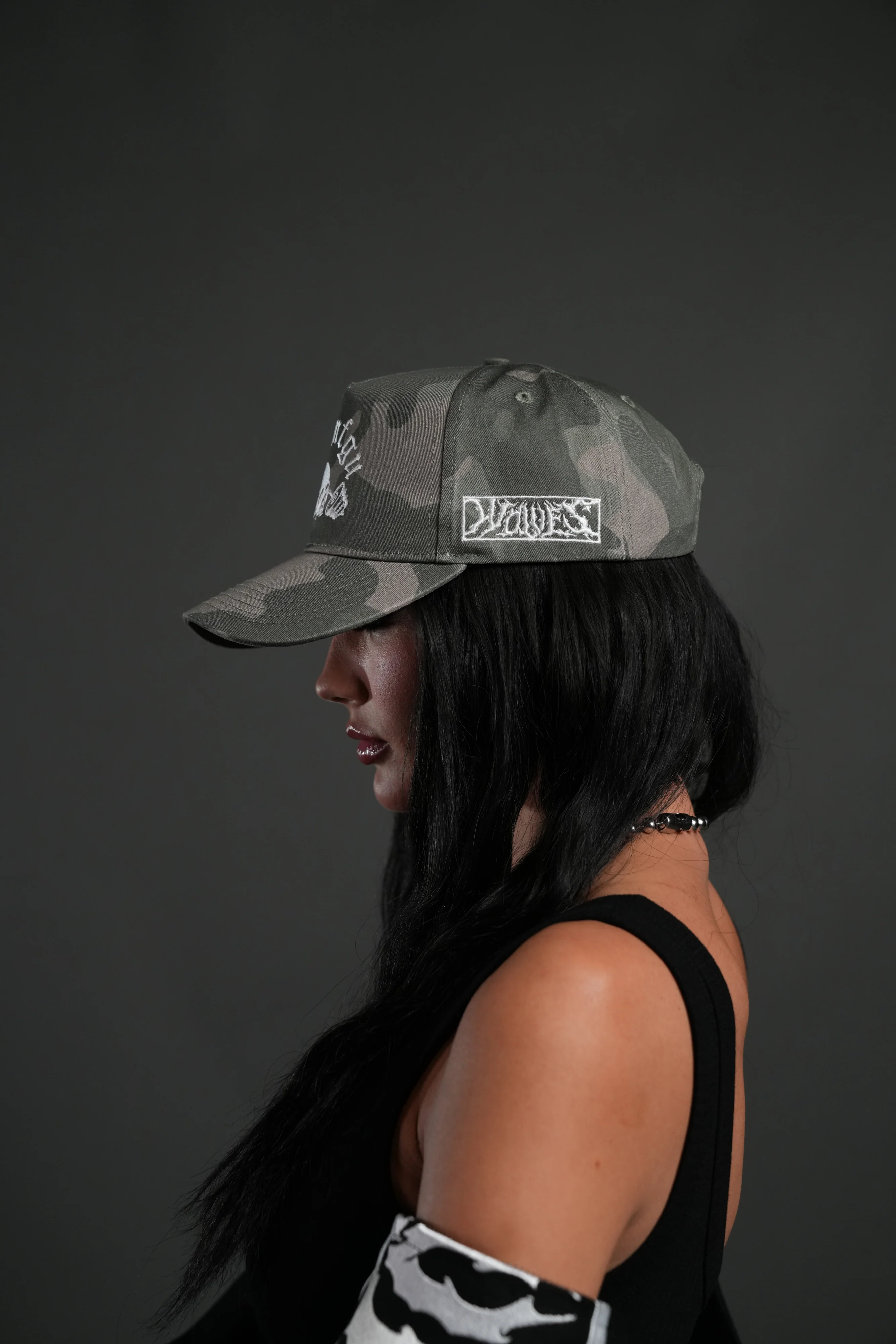 SSDDNFGU Forever 5 Panel Hat in Lush Vintage Woodland Camo - Image 4