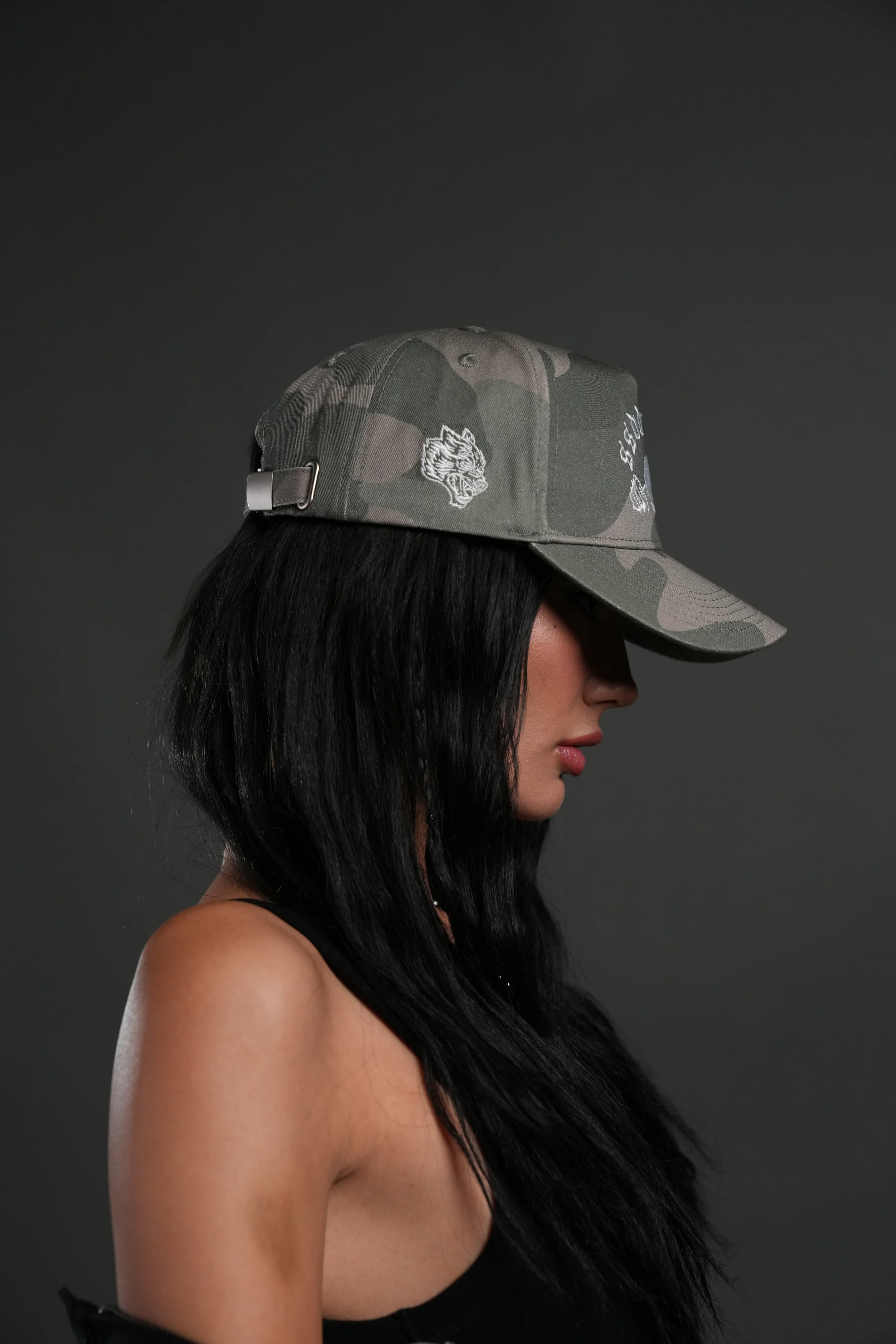 SSDDNFGU Forever 5 Panel Hat in Lush Vintage Woodland Camo - Image 5