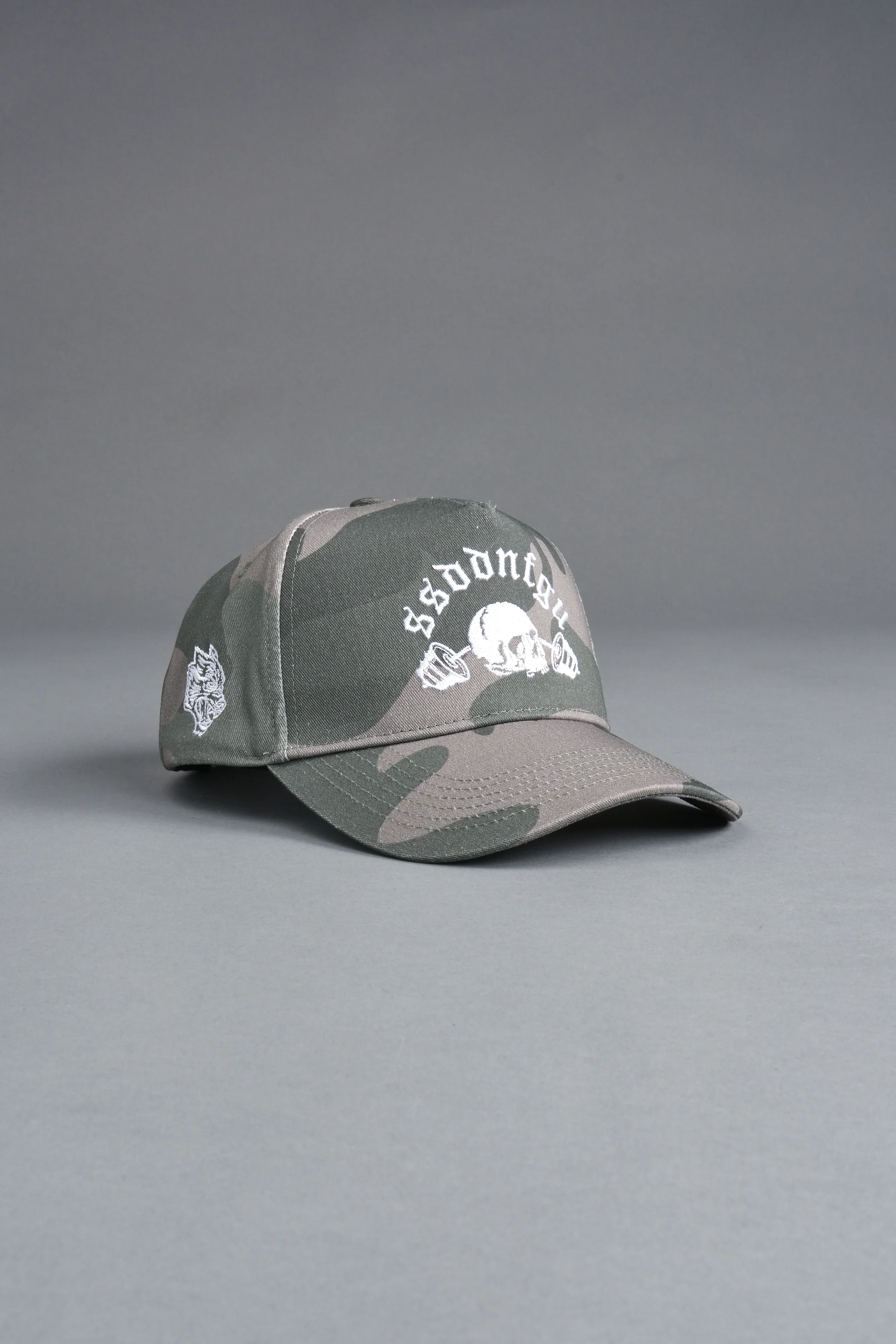 SSDDNFGU Forever 5 Panel Hat in Lush Vintage Woodland Camo - Image 6