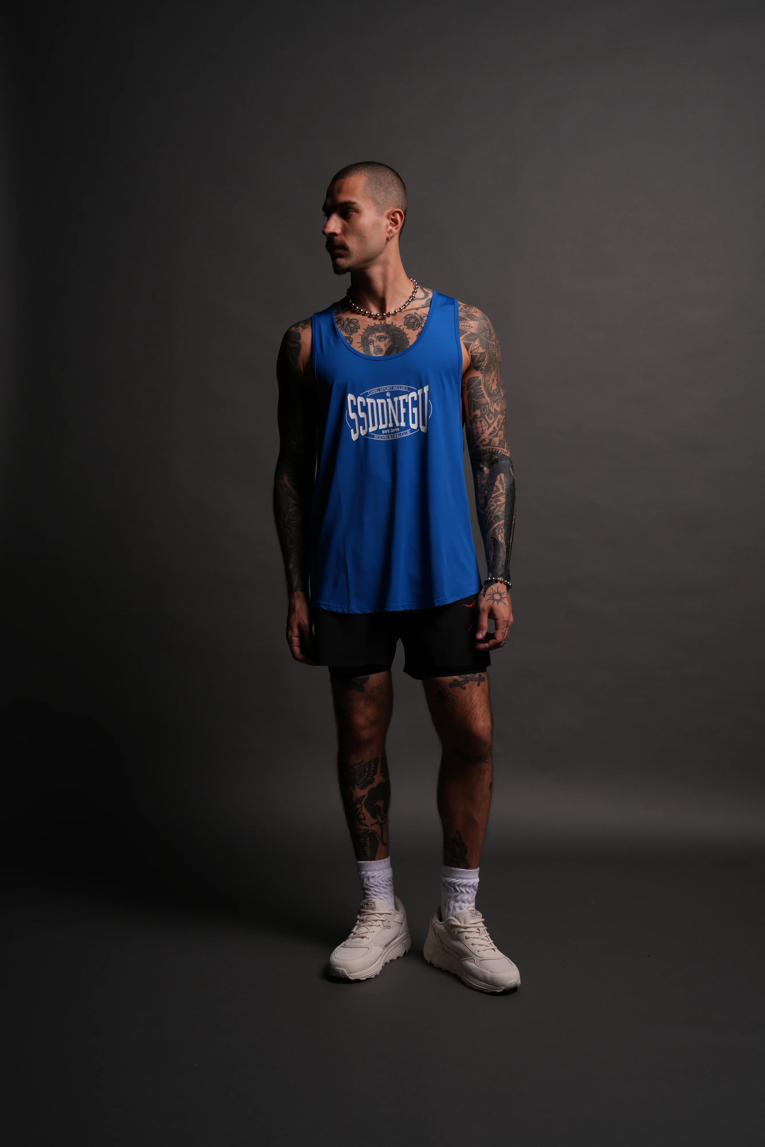 SSDDNFGU FRVR "Dry Wolf" Mecca Tank in Cobalt Blue - Image 5