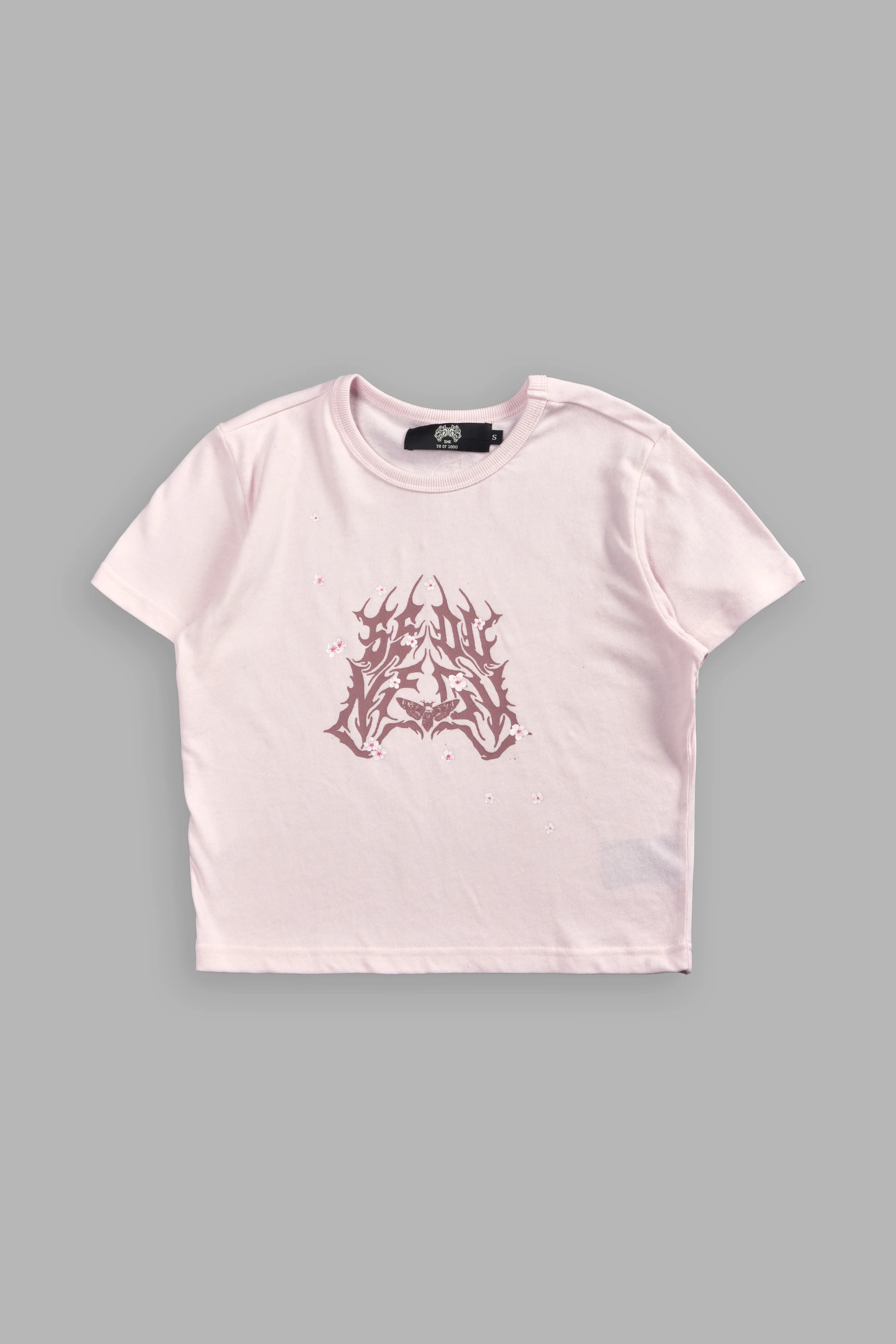 SSDDNFGU Metal "Timeless" Tee in Blush Pink - Image 7