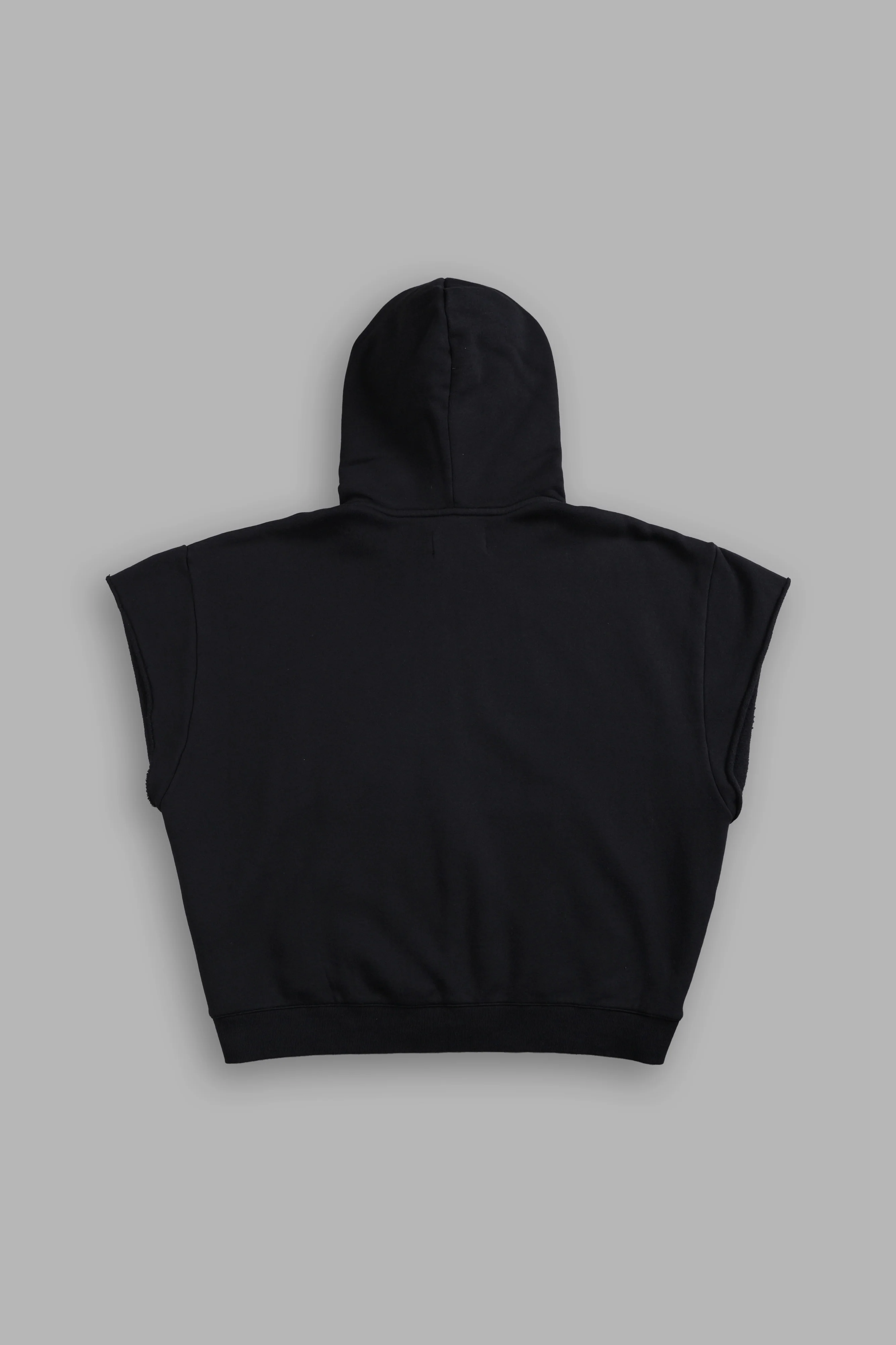 SSDDNFGU Moth Creed Cap Zip Hoodie in Black - Image 3