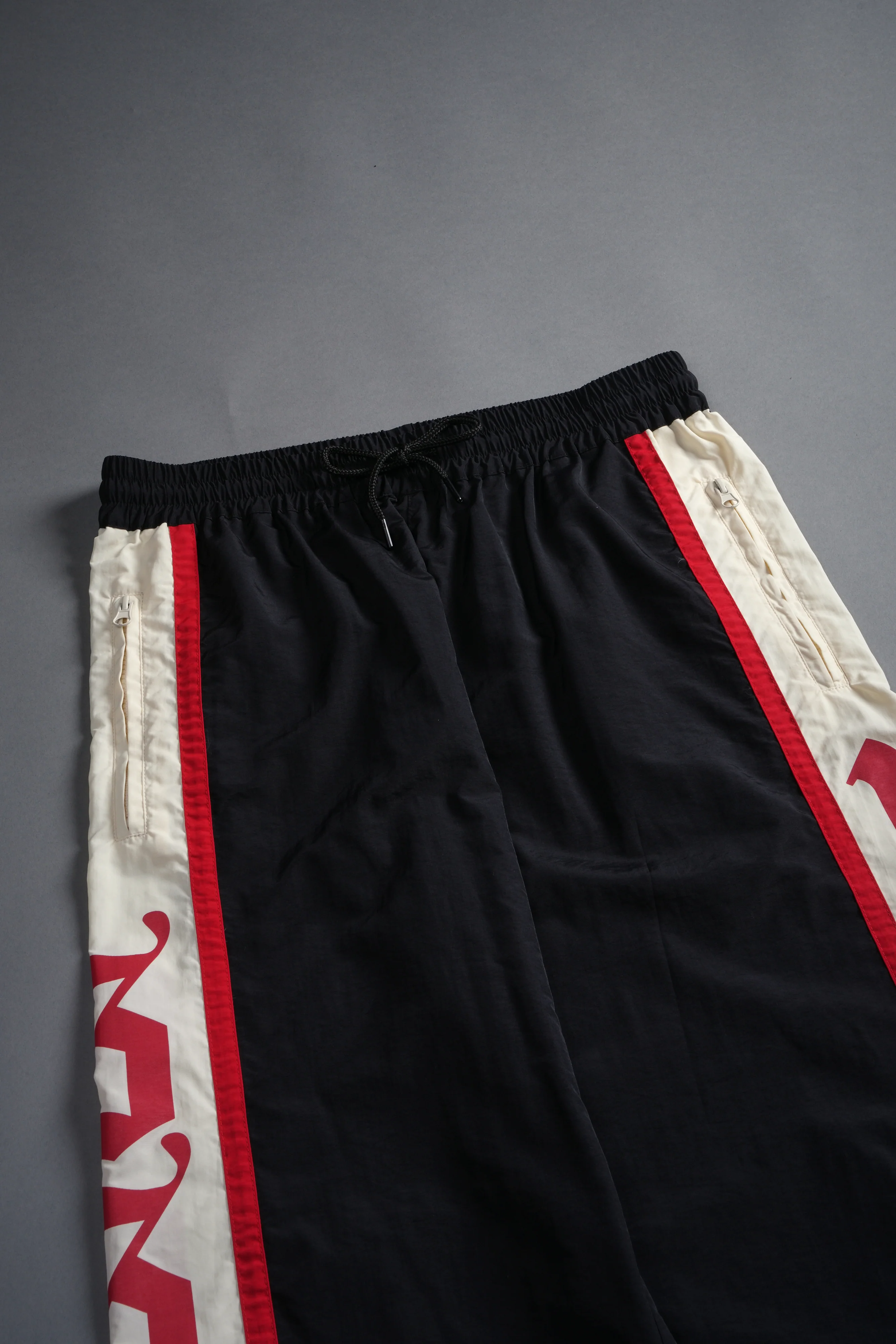 SSDDNFGU Remind Track Pants in Black/Cream/Red - Image 9